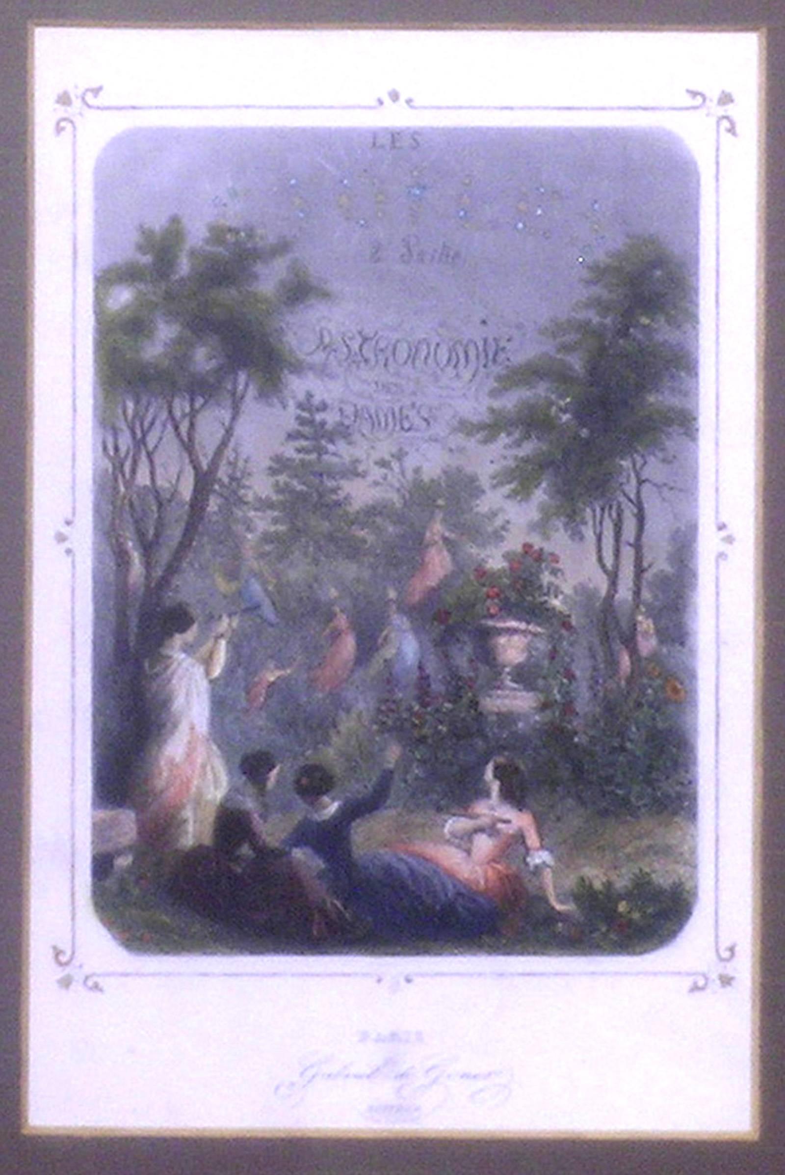 astronomie des Dames - Académique Print par J. J. Grandville