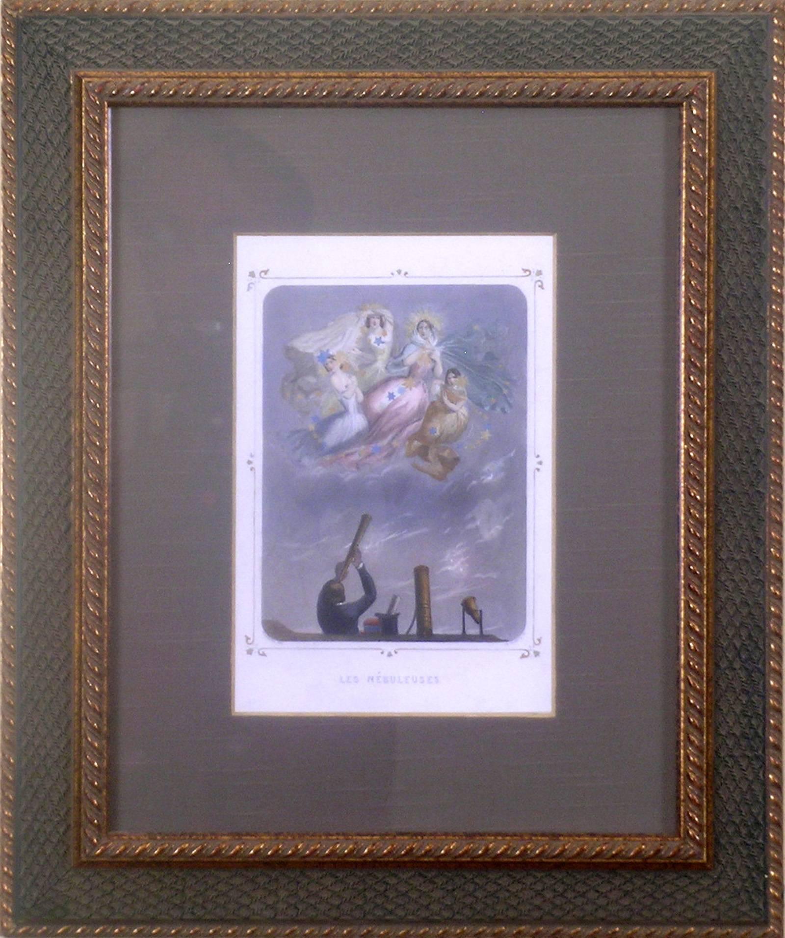 Les Nebuleuses - Print by J. J. Grandville