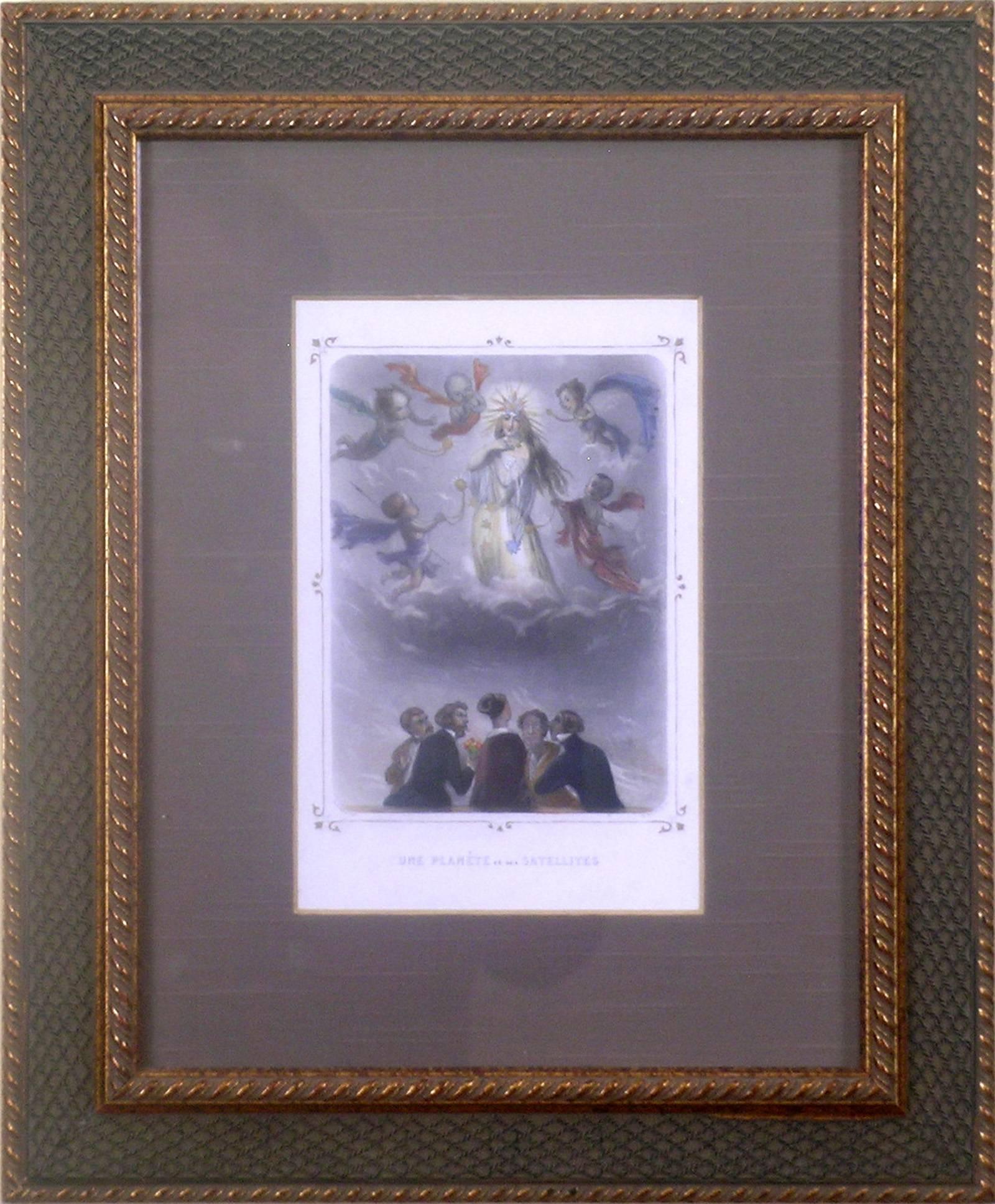 Un Planete et ses Satellites - Print by J. J. Grandville
