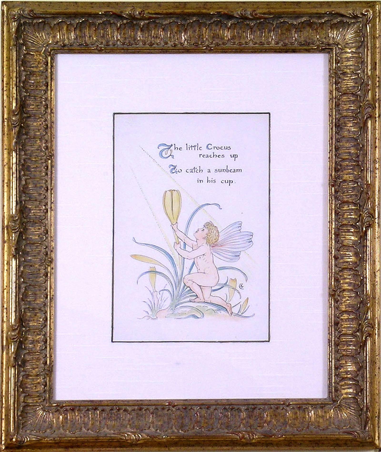 Azafrán - Print de Walter Crane
