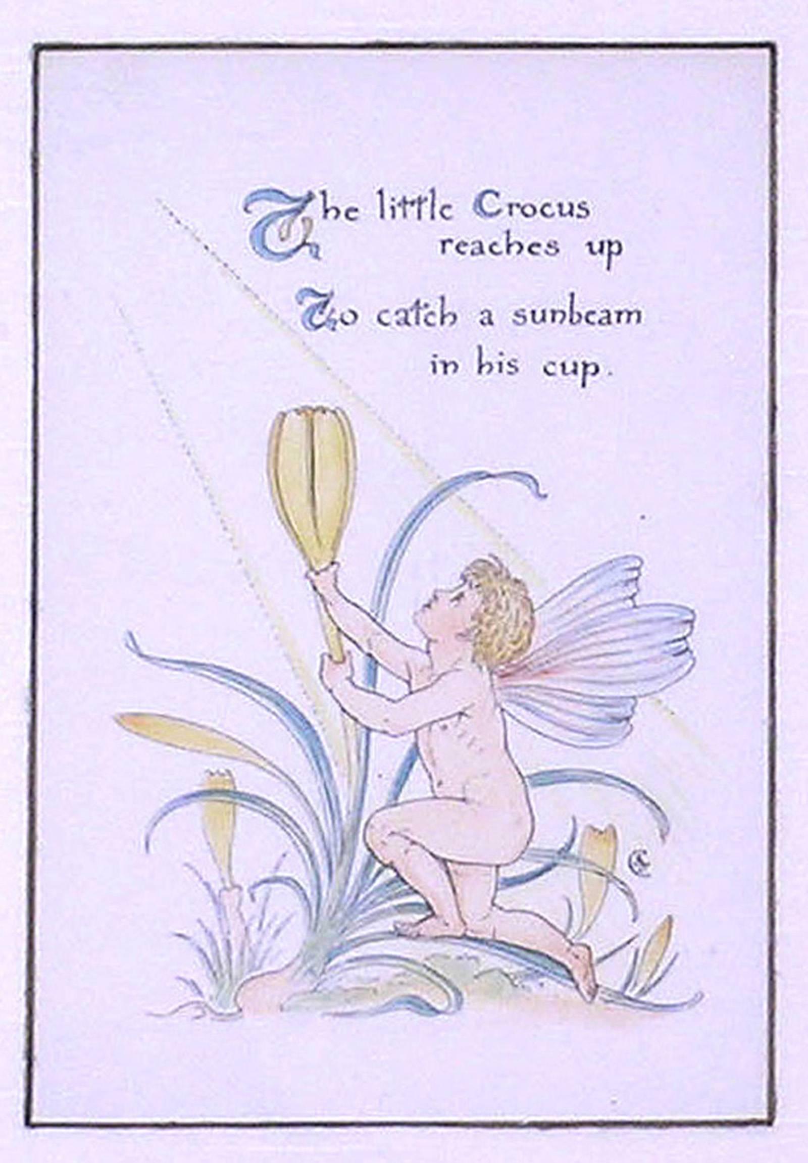 Azafrán - Print Académico de Walter Crane