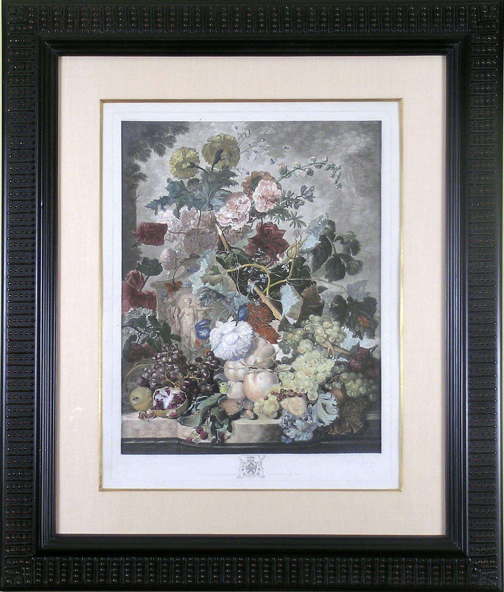 Still-Life Print Jan Van Huysum - A  Pieces de fleurs