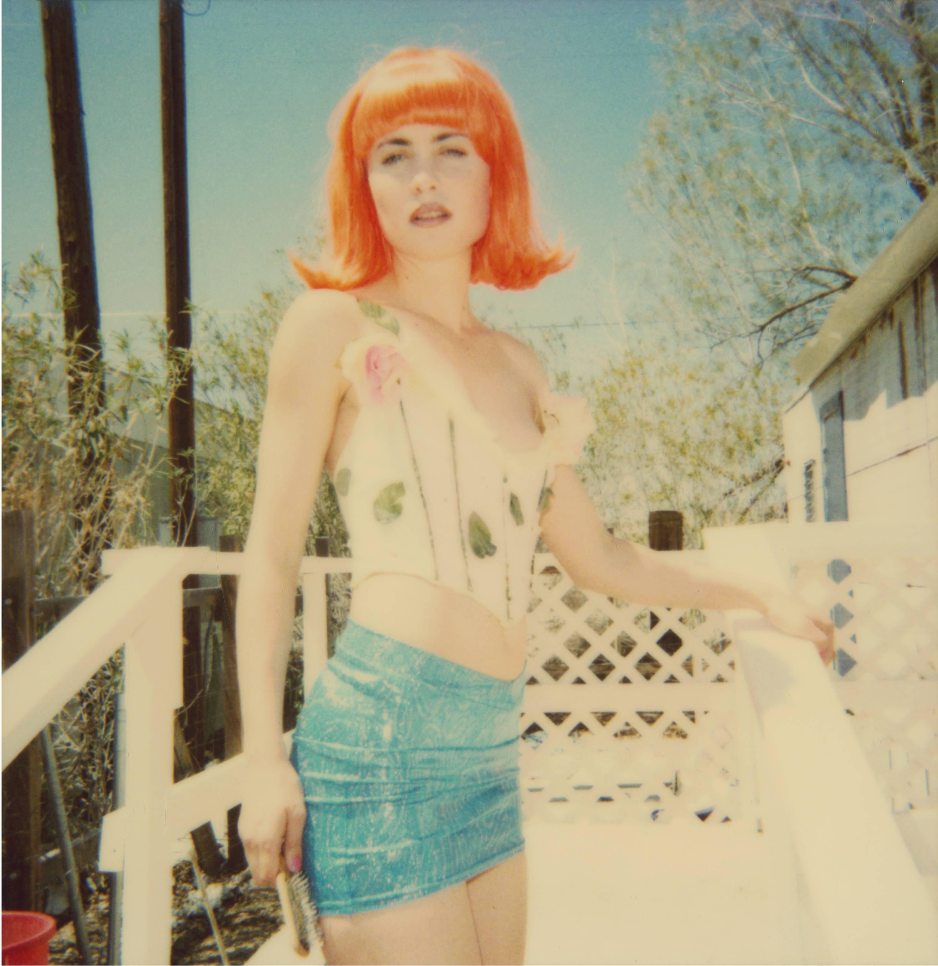 Stefanie Schneider Portrait Photograph - White Trash Beautiful II from the 29 Palms, CA series