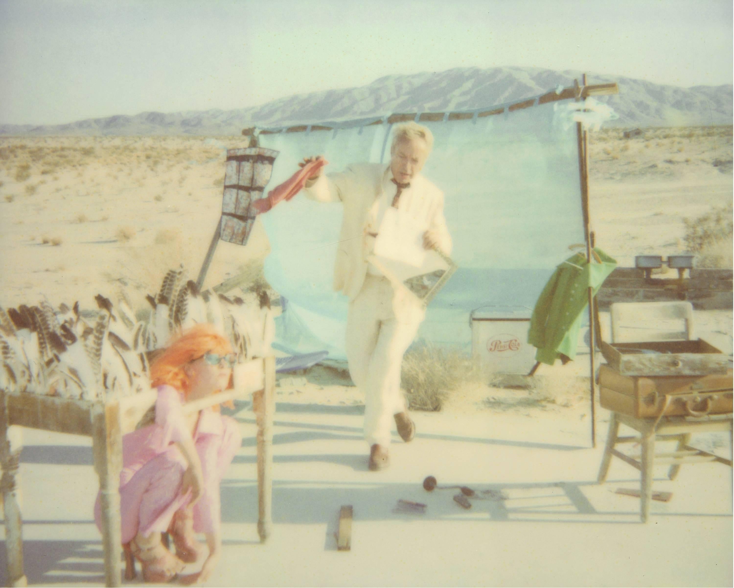 Stefanie Schneider Color Photograph - Spiegelbild (Stage of Consciosness), analog, 125x154cm  featuring Udo Kier