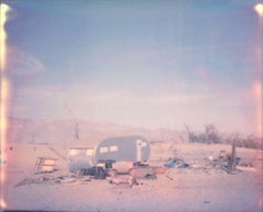 Badlands - Contemporary, Polaroid, Landscape, Photograph, 