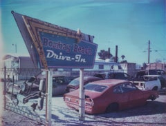 Drive-In (Bombay Beach) 48x60cm, 21st Century, Polaroid, Landscape Photography