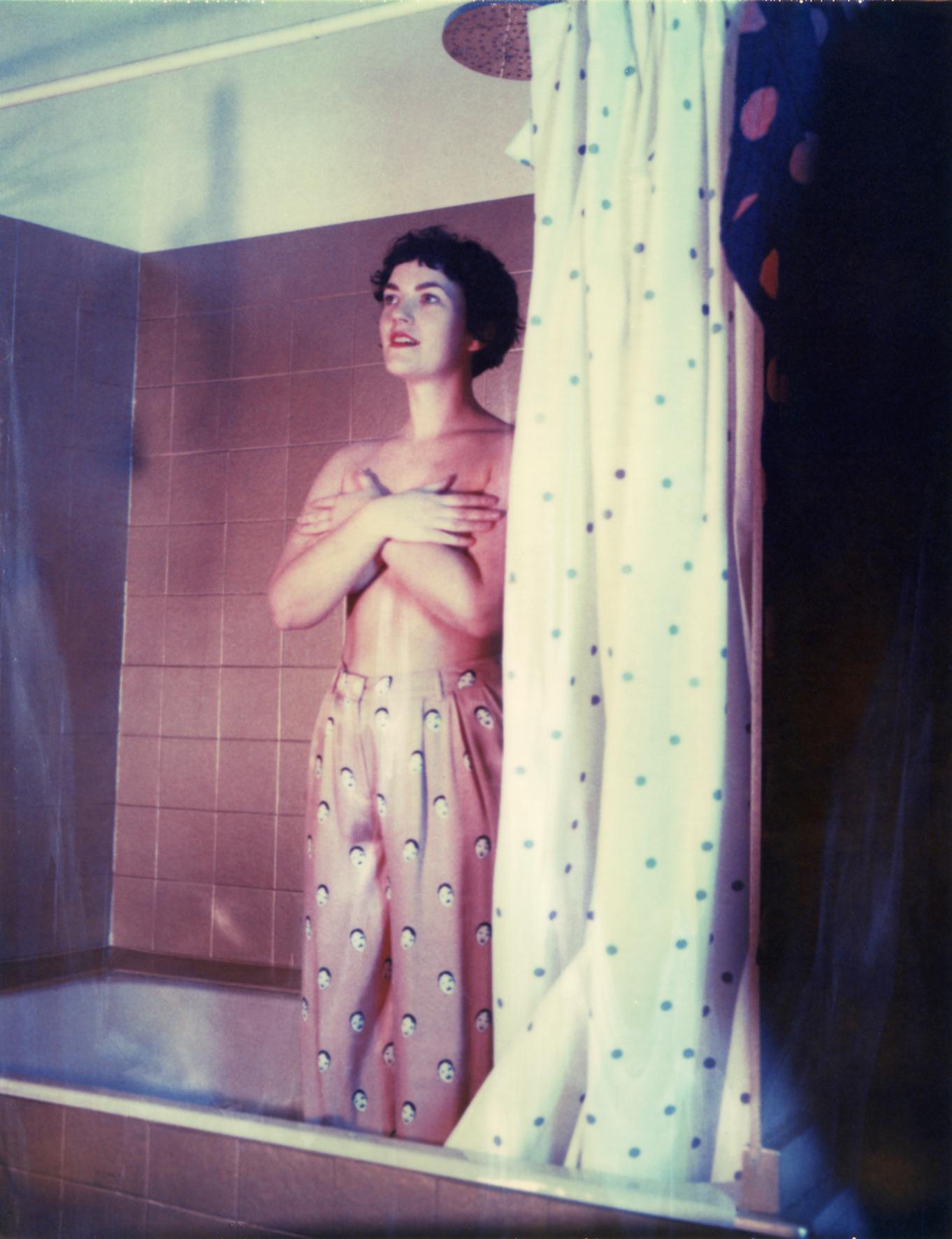 Carmen de Vos Color Photograph - The Fox,  Contemporary, Nude, Woman, 21st Century, Polaroid, expired