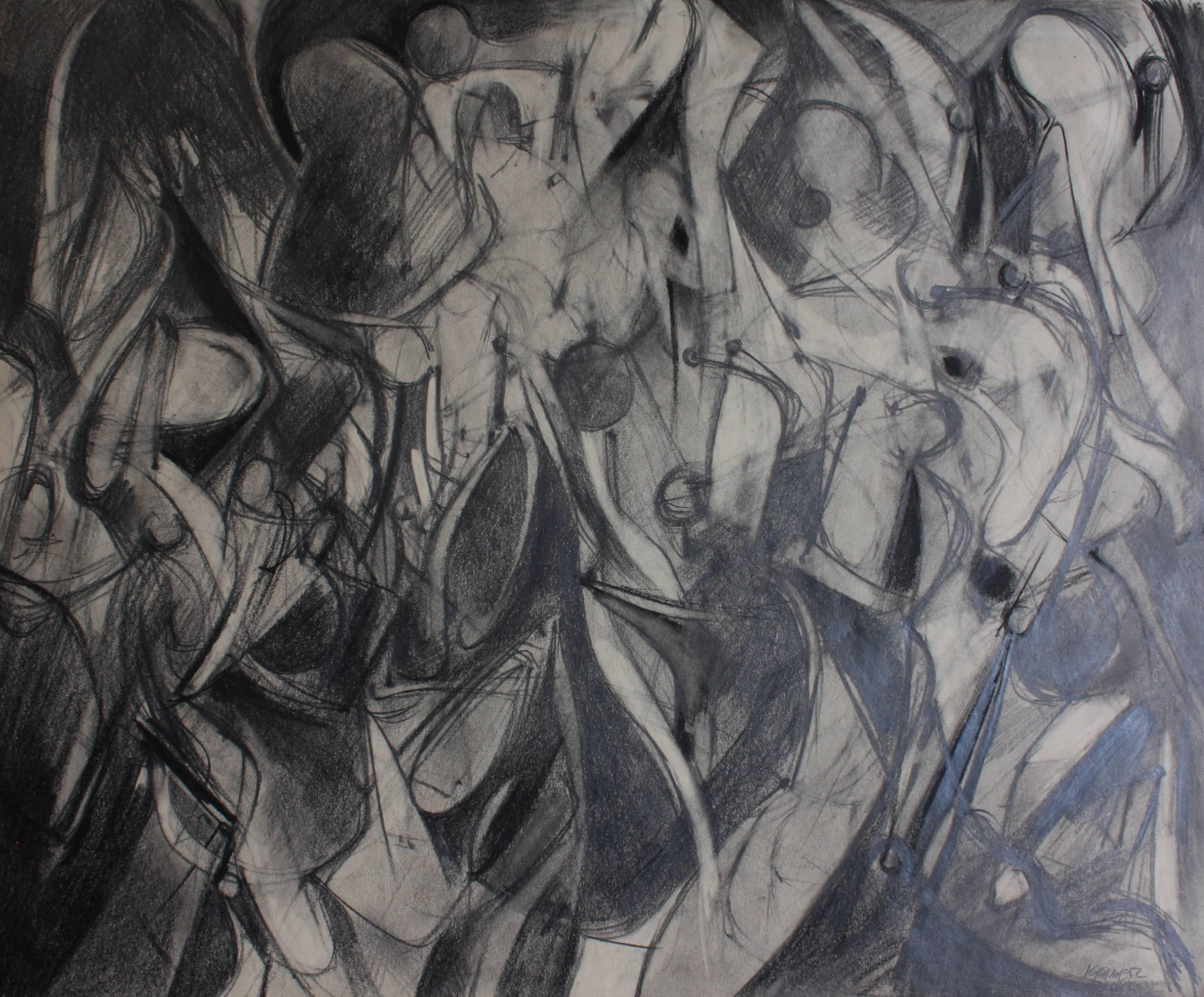 Julius Kramer Abstract Drawing - Untitled #23