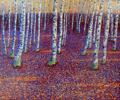 H.M. Saffer II - Twilight Birches I Twilight Birches I