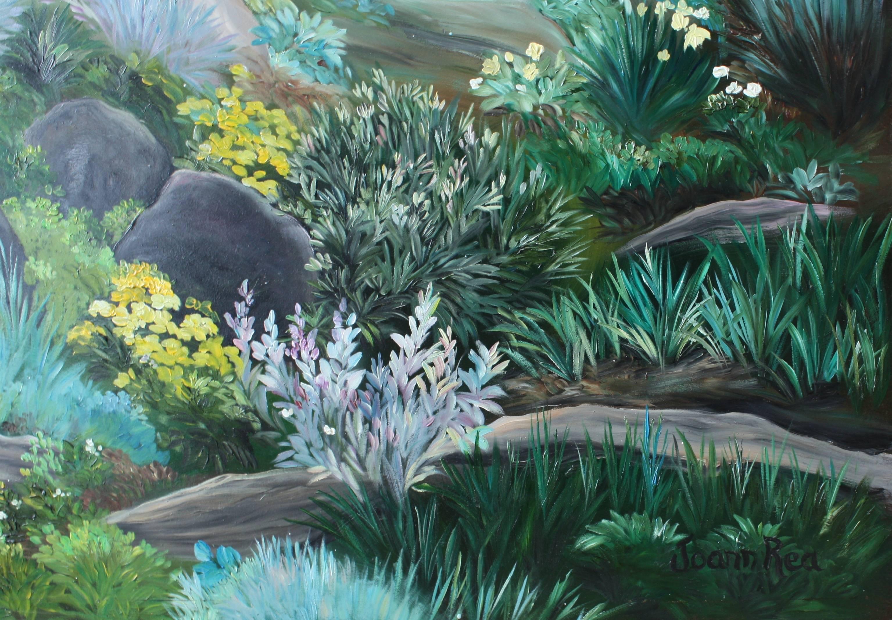 Enchanted Garden - Painting by Joann Rea