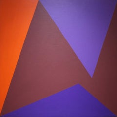 Purple Orange Zig Zag