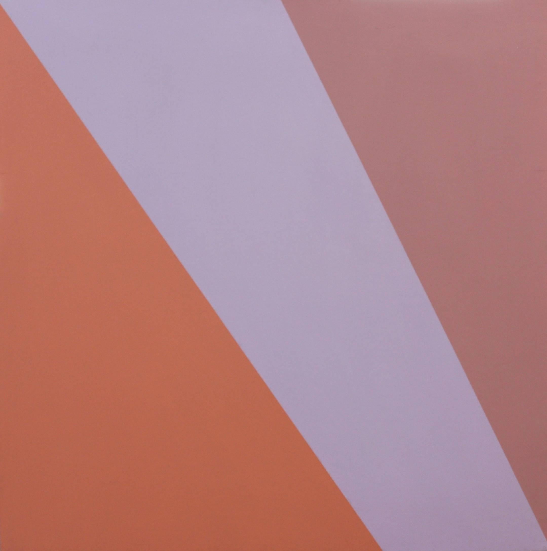 Richard Dahn Abstract Painting - Blue Diagonal