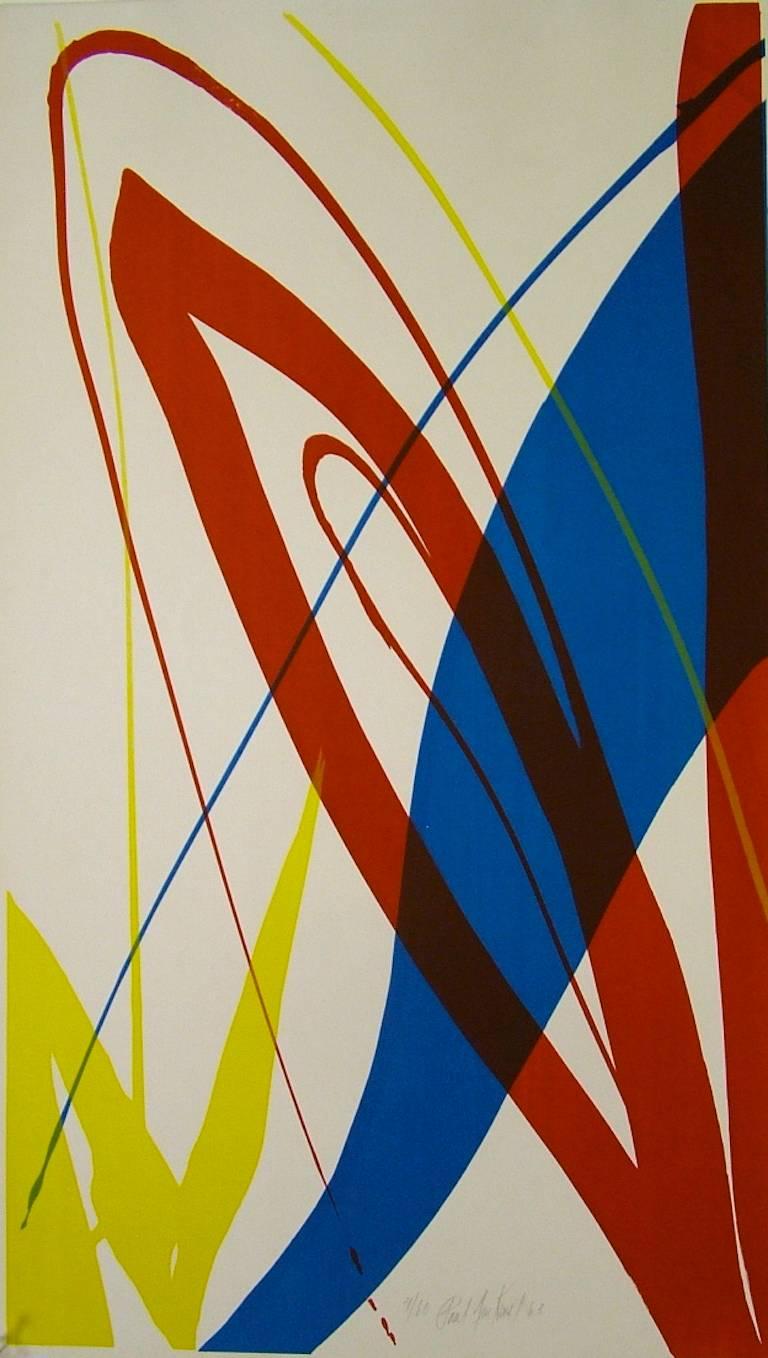 Paul Jenkins Abstract Print - Untitled