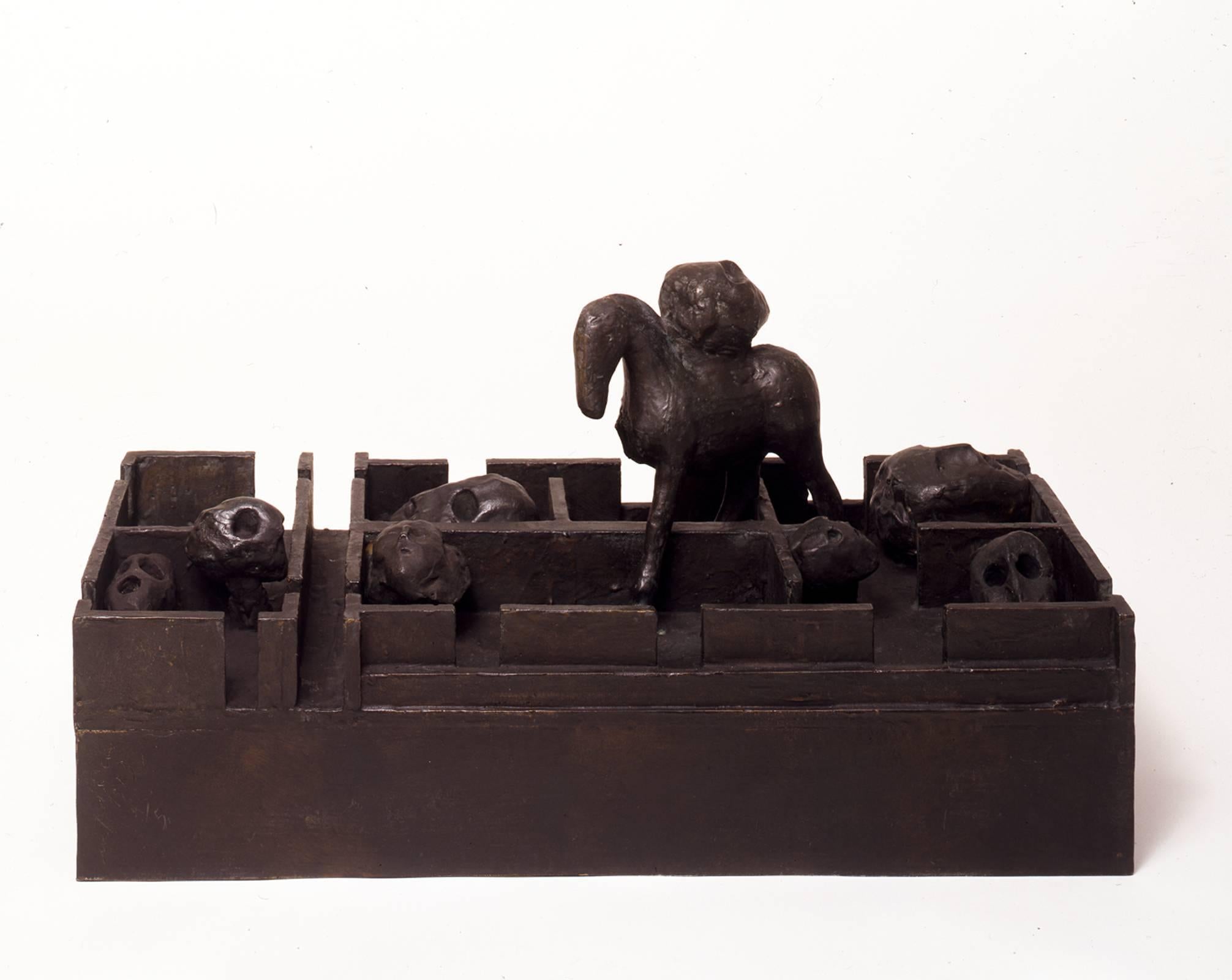 Mimmo Paladino Abstract Sculpture - Labirinto