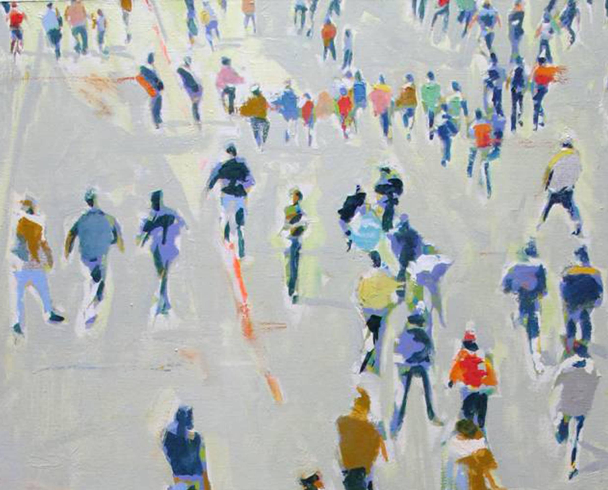 Ticket Lines - Contemporary Painting by David Kapp