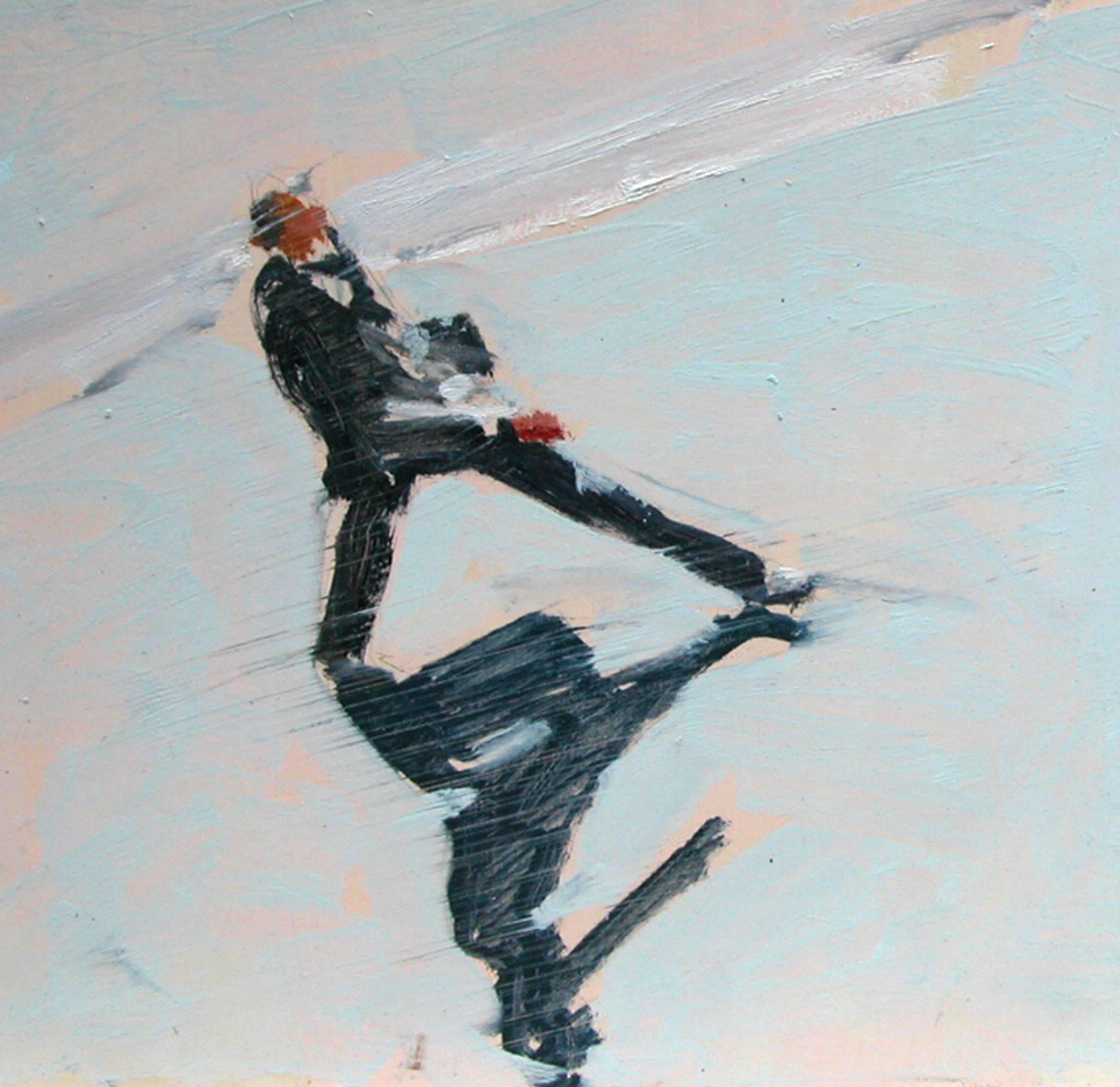 David Kapp Figurative Painting - Walking Man
