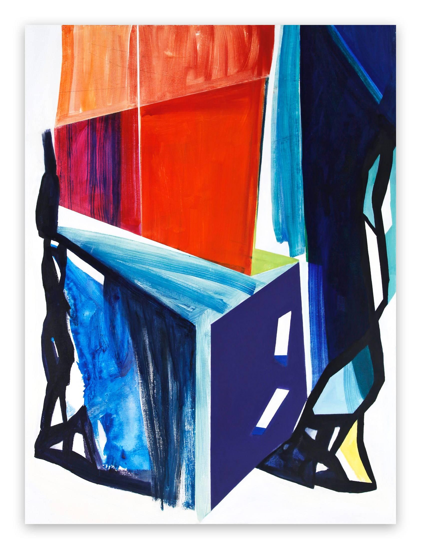 Abstract Painting de Laura Newman - Naturaleza muerta (pintura del expresionismo abstracto)
