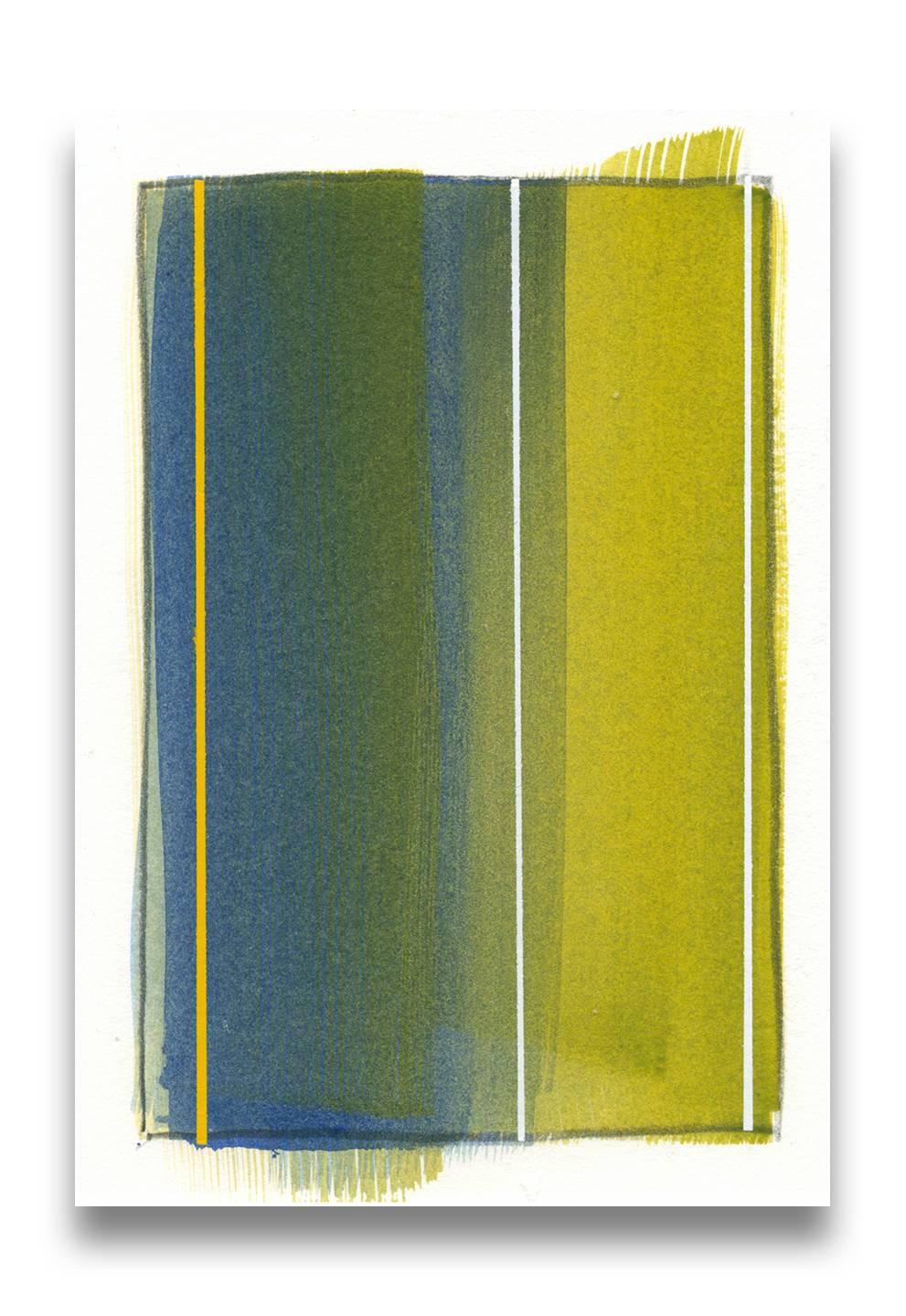 Matthew Langley Abstract Painting – Kartenfragment (2/5/2015)