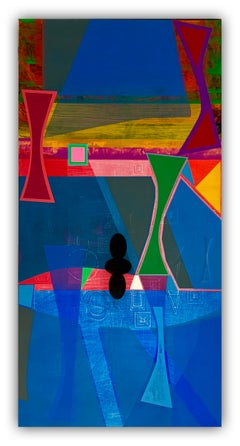Reliquia: Relojes de arena (Pintura abstracta)