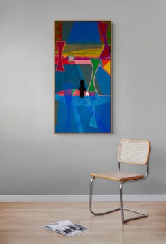 Reliquia: Relojes de arena (Pintura abstracta)