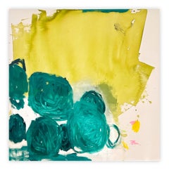 Emerald drift (Abstract Painting)