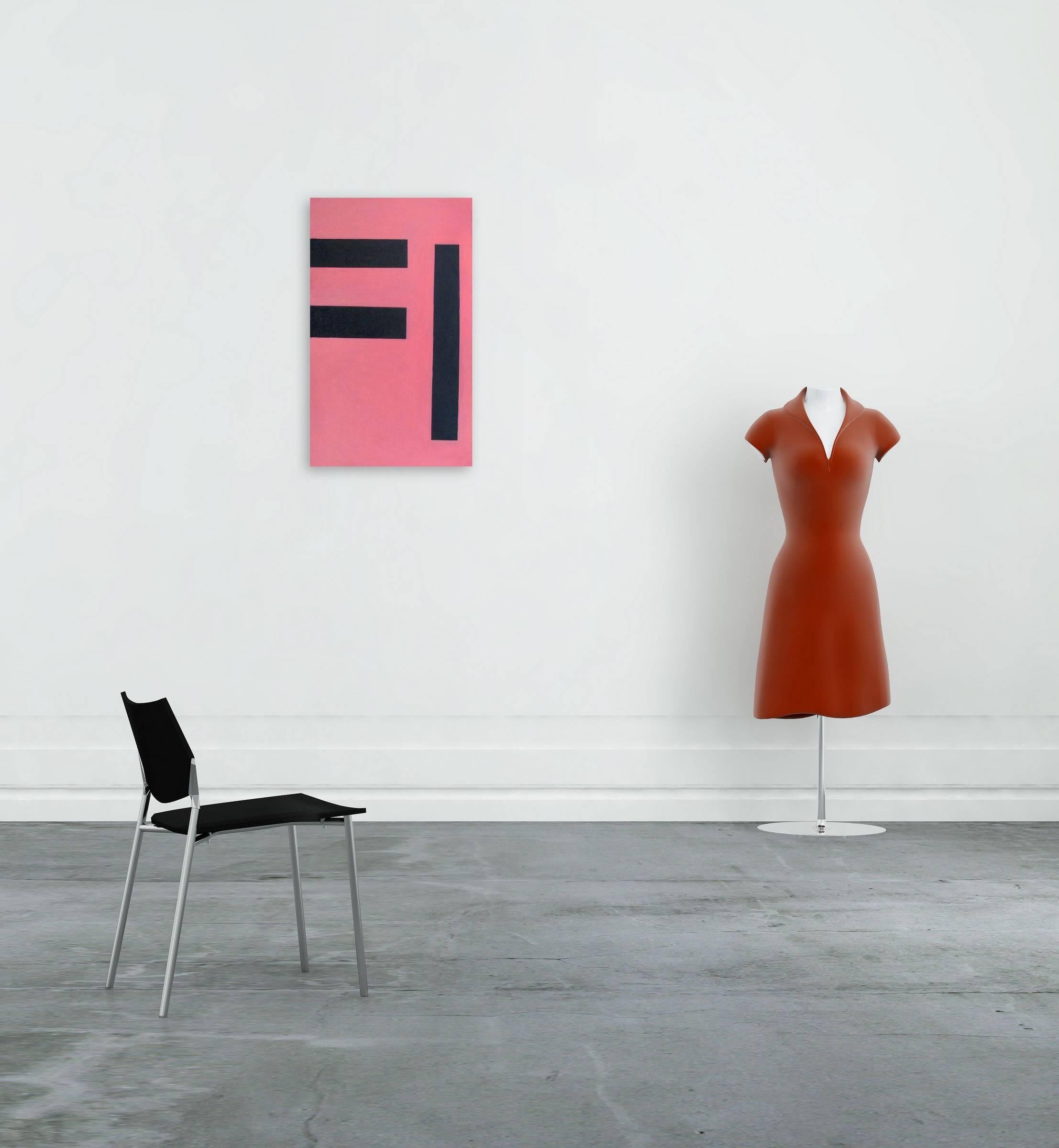 Untitled 2 (Pink) 1992 - Painting by Daniel Göttin