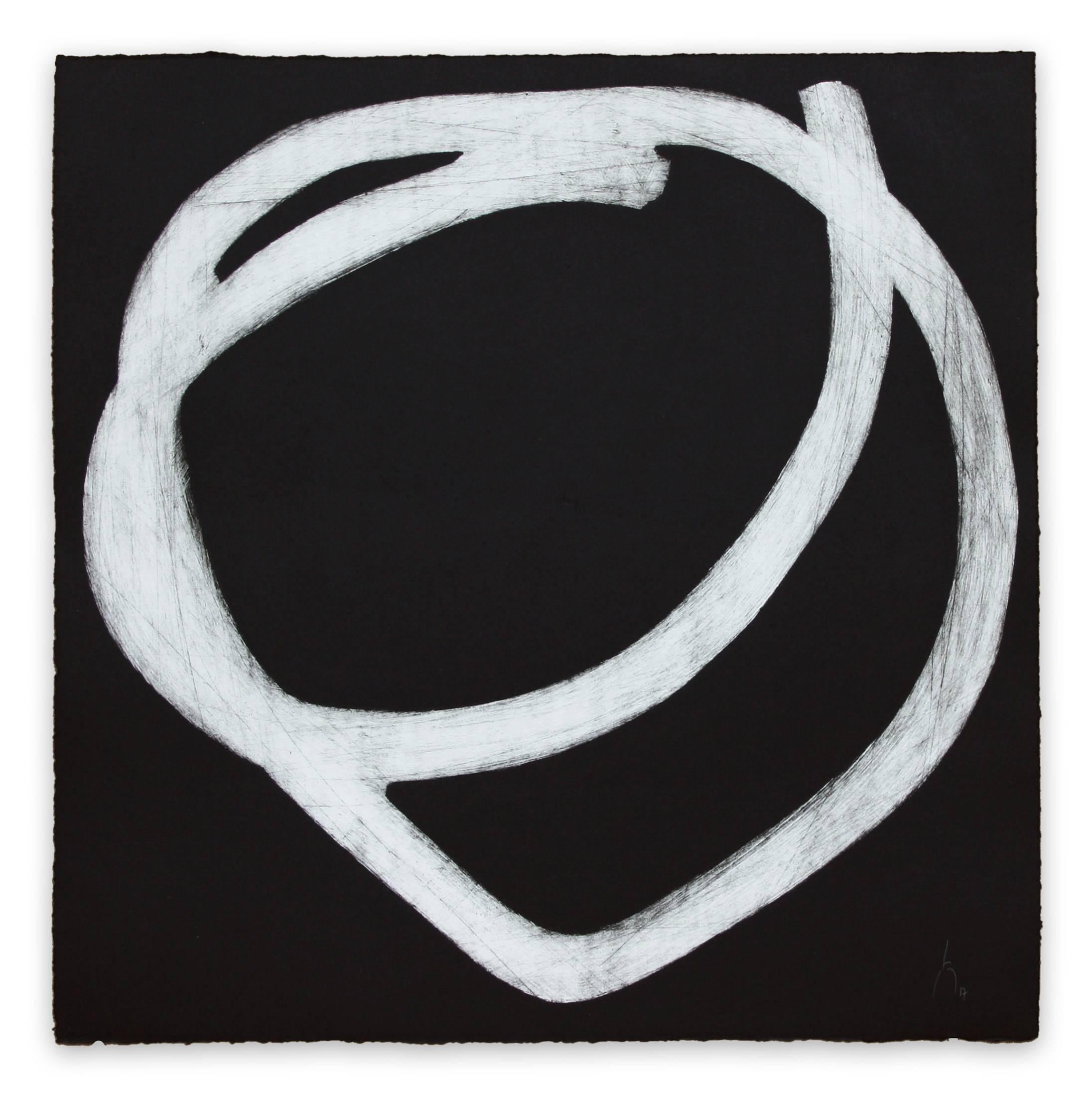 17.3 - Black Abstract Print by Pierre Muckensturm