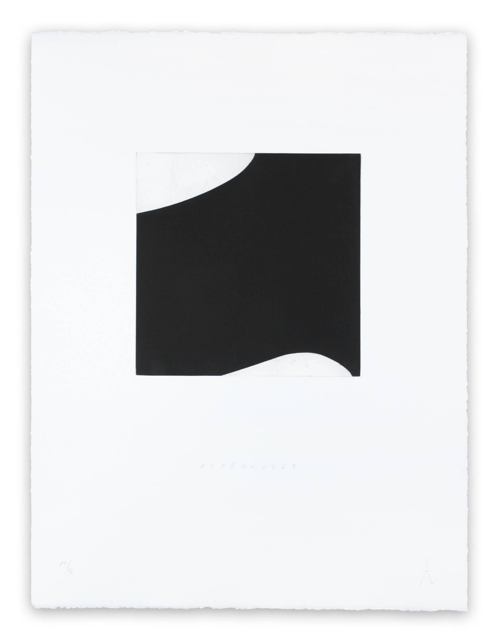 15.6 (Grau), Abstract Print, von Pierre Muckensturm