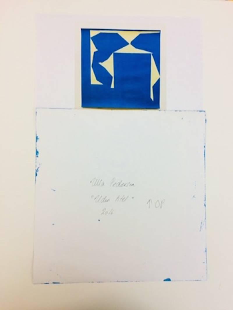Papier découpé I.14 - Géométrique abstrait Painting par Ulla Pedersen