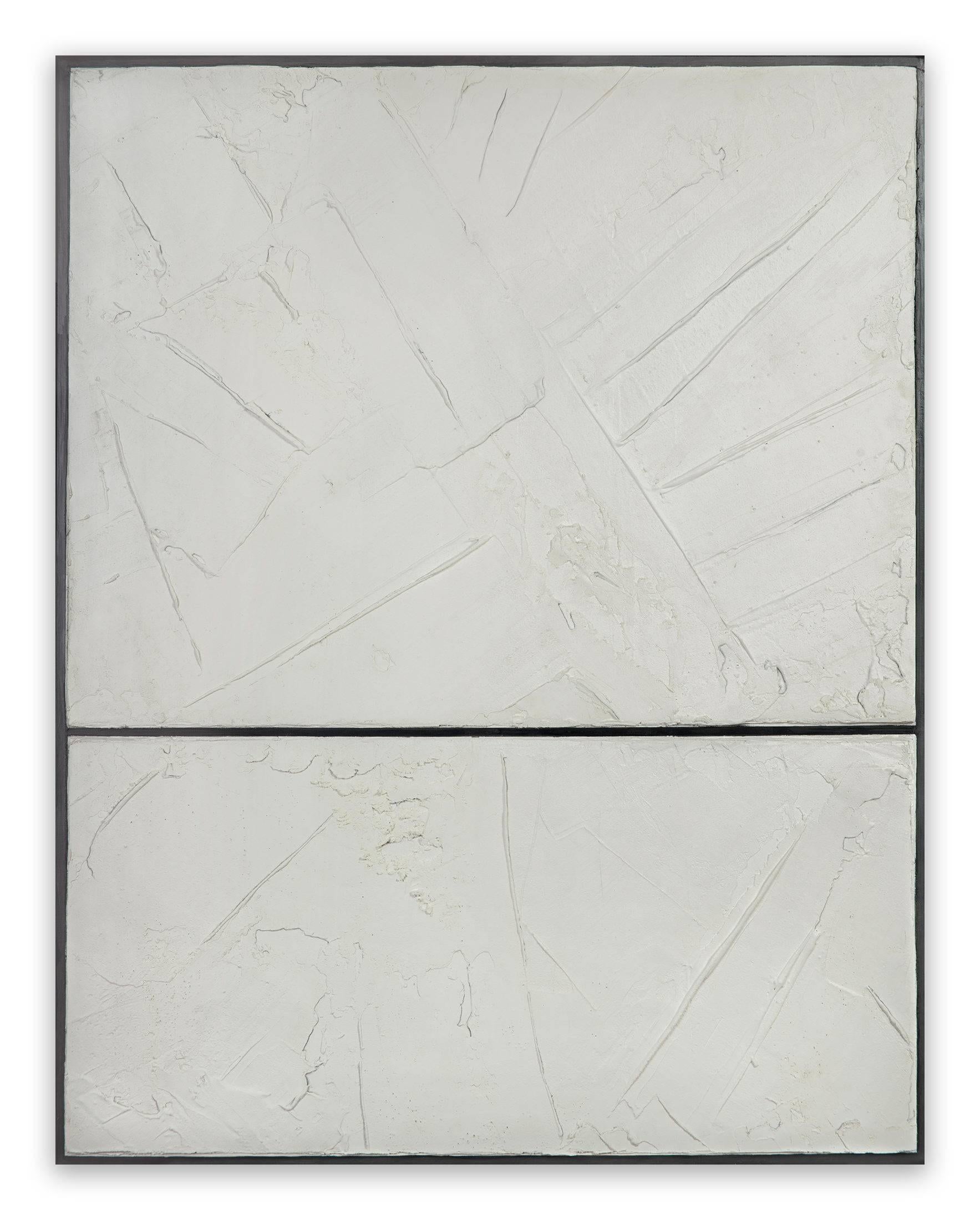 Pierre Auville Abstract Painting - Whites