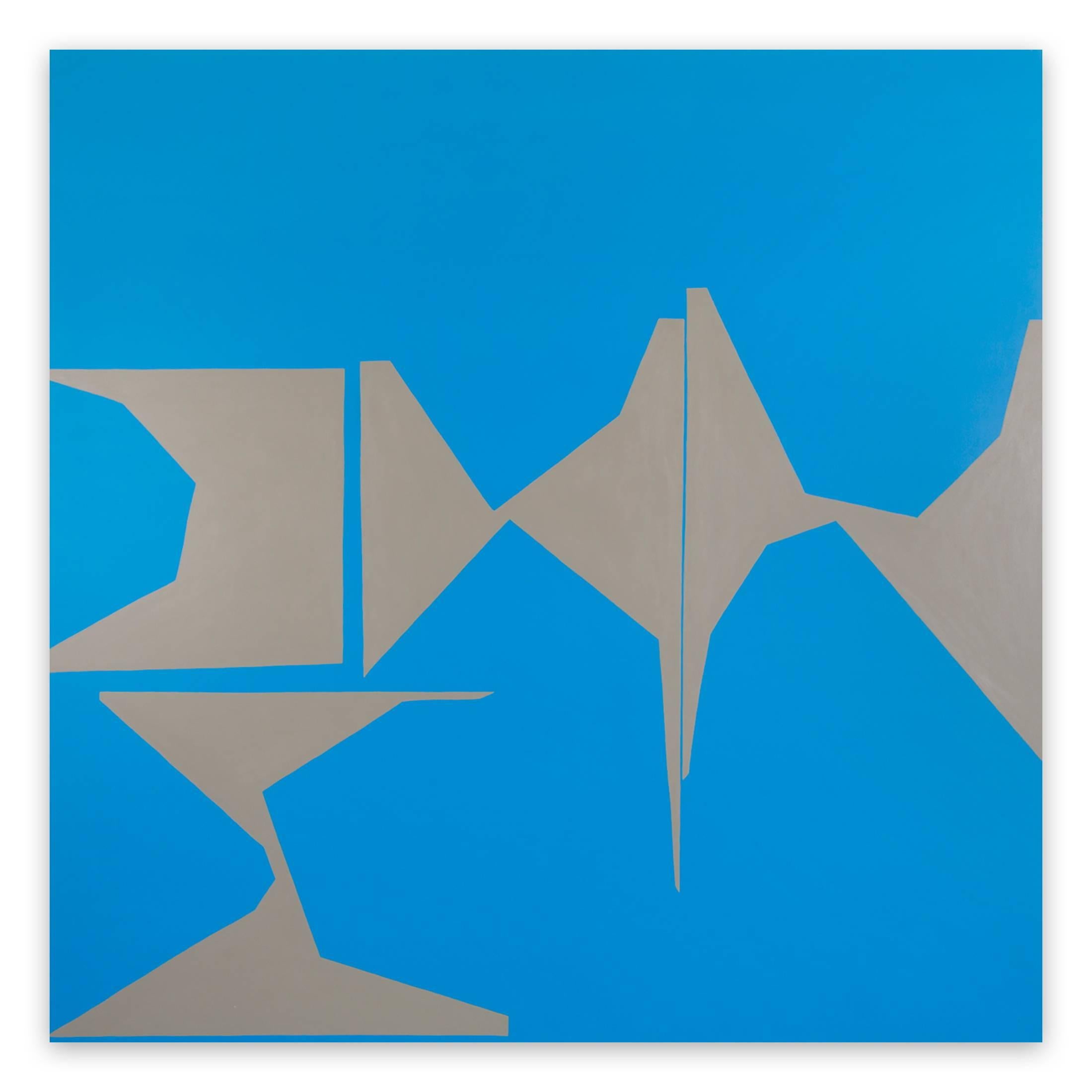 Ulla Pedersen Abstract Painting - Cut-Up Canvas II.6