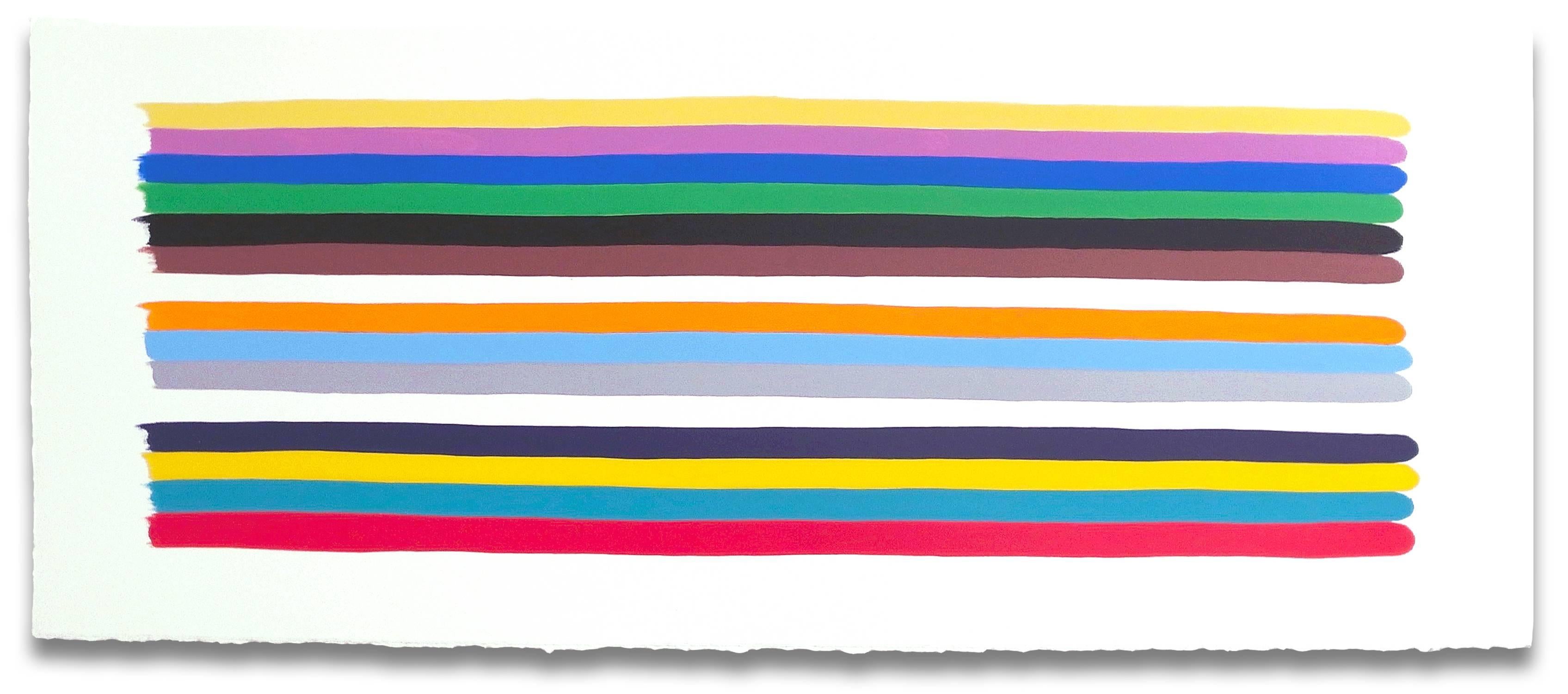 Abstract Painting di Jessica Snow - Pila lunga di colori 1