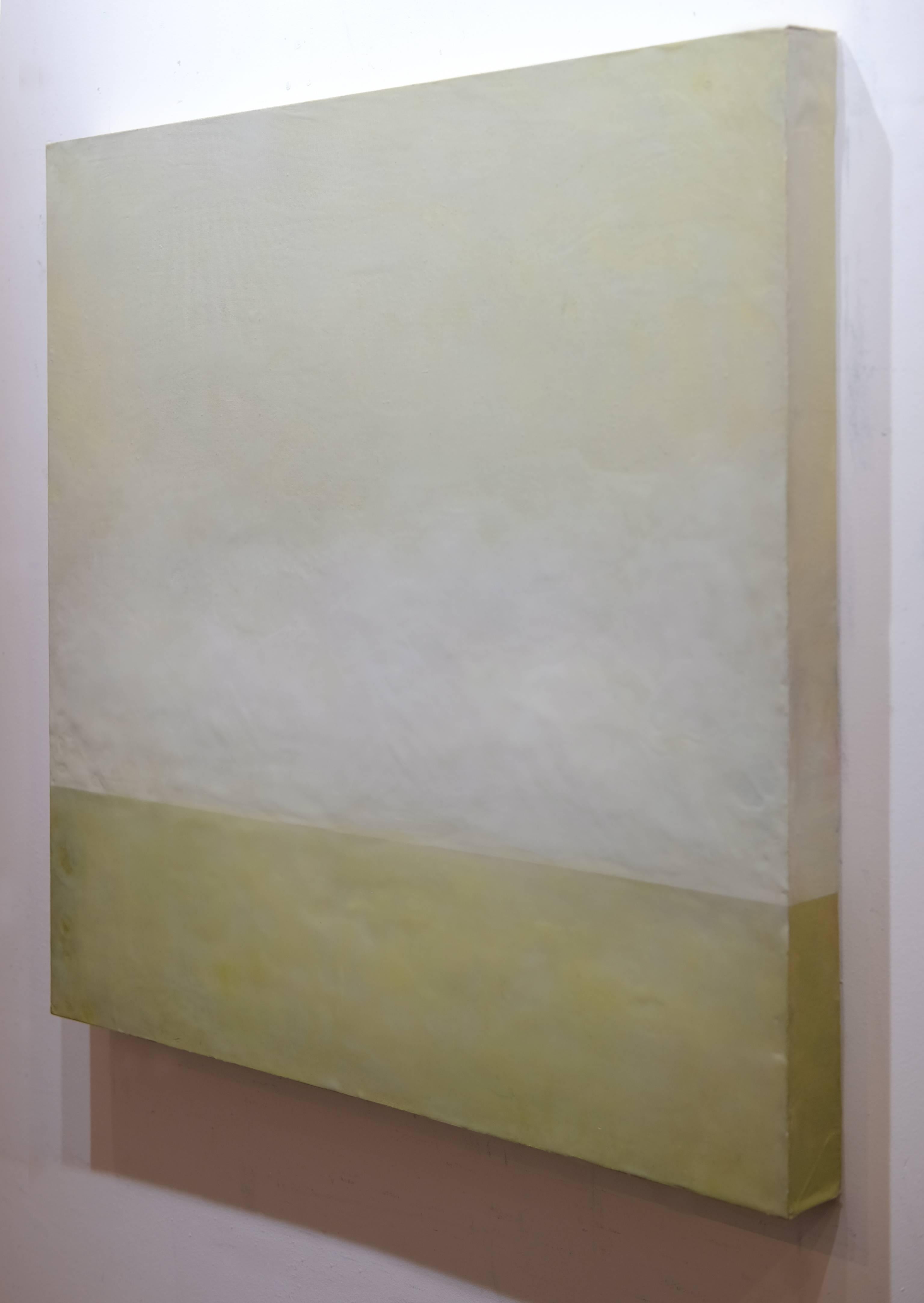 taire-Schreibtisch (Grau), Abstract Painting, von Janise Yntema