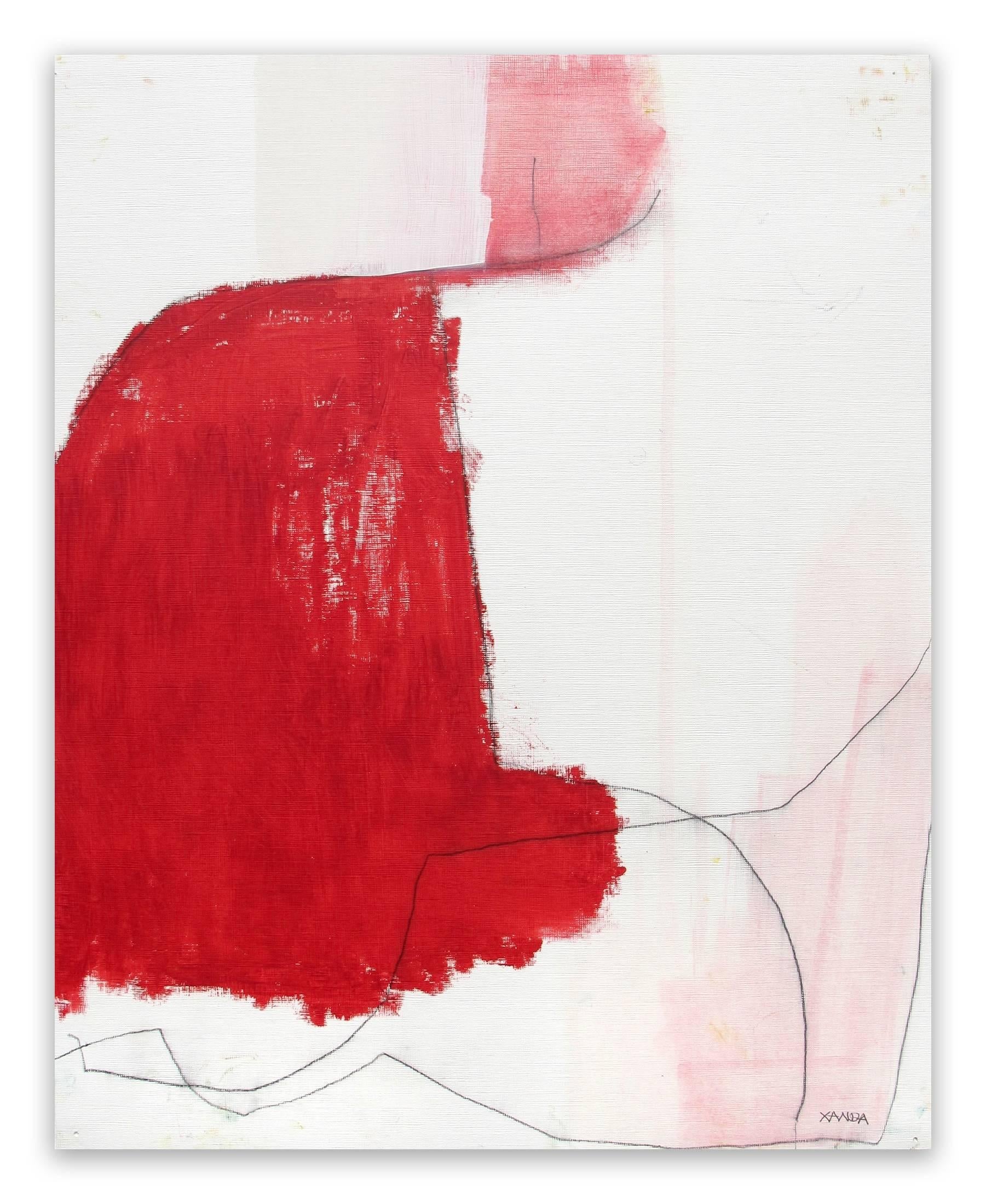 Xanda McCagg Abstract Painting - Adjacent 5 (Abstract drawing)