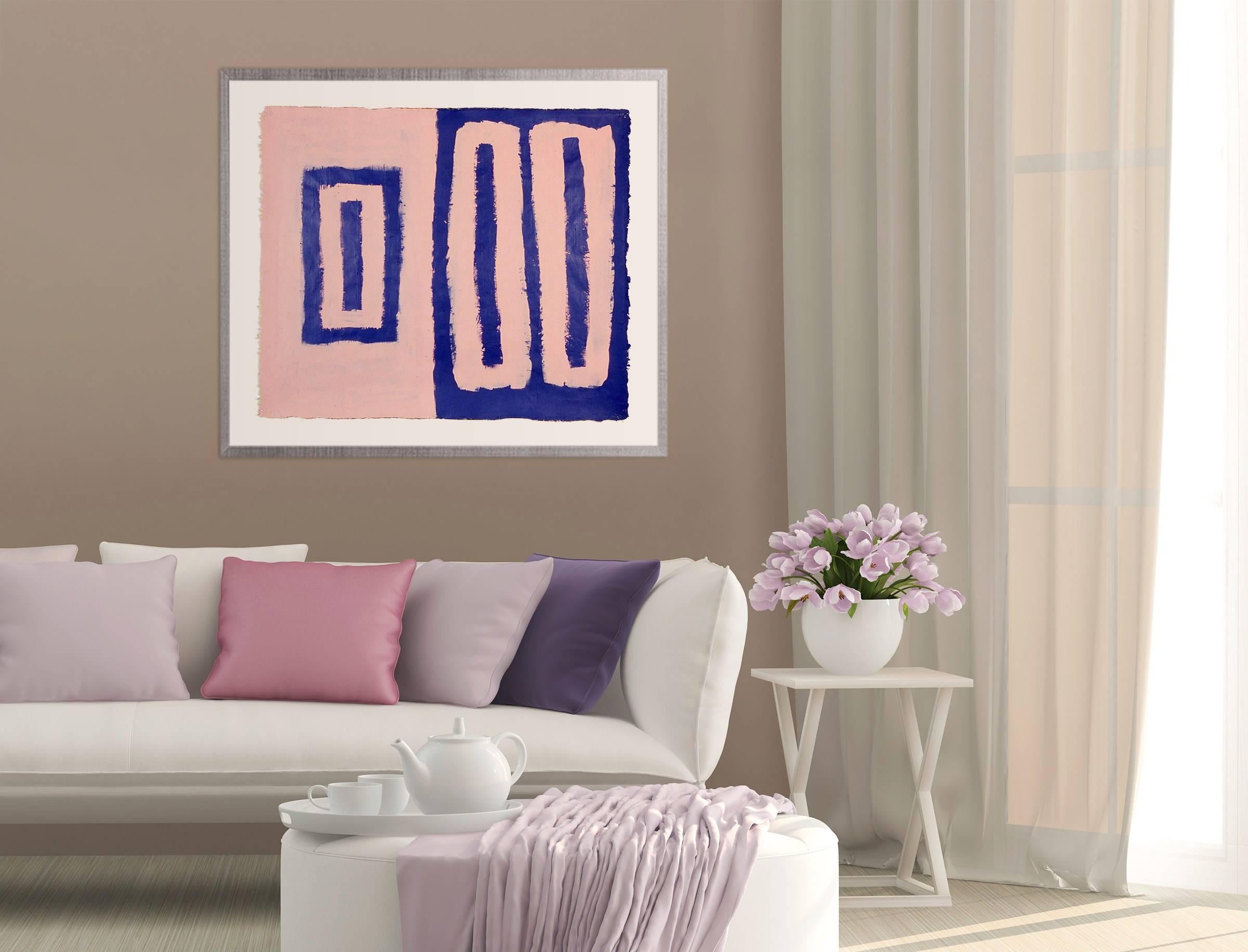 In, Out and Around, Here and There, and I, O, and OOH (Abstract Painting) - Art by Dana Gordon