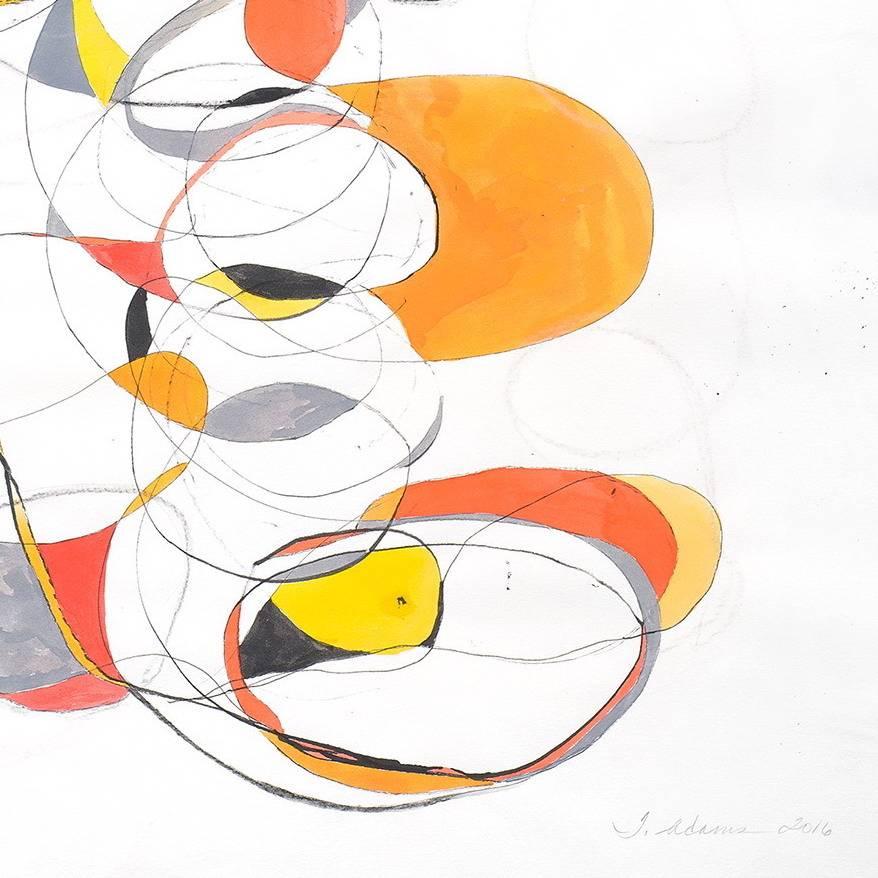 Balancing act 4 - Abstract Expressionist Art by Tracey Adams