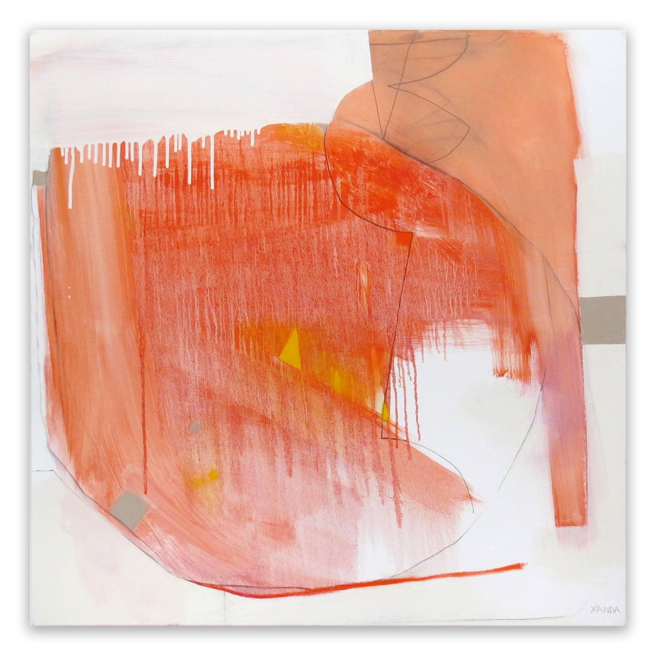 Xanda McCagg Abstract Painting - Sense (Abstract painting)