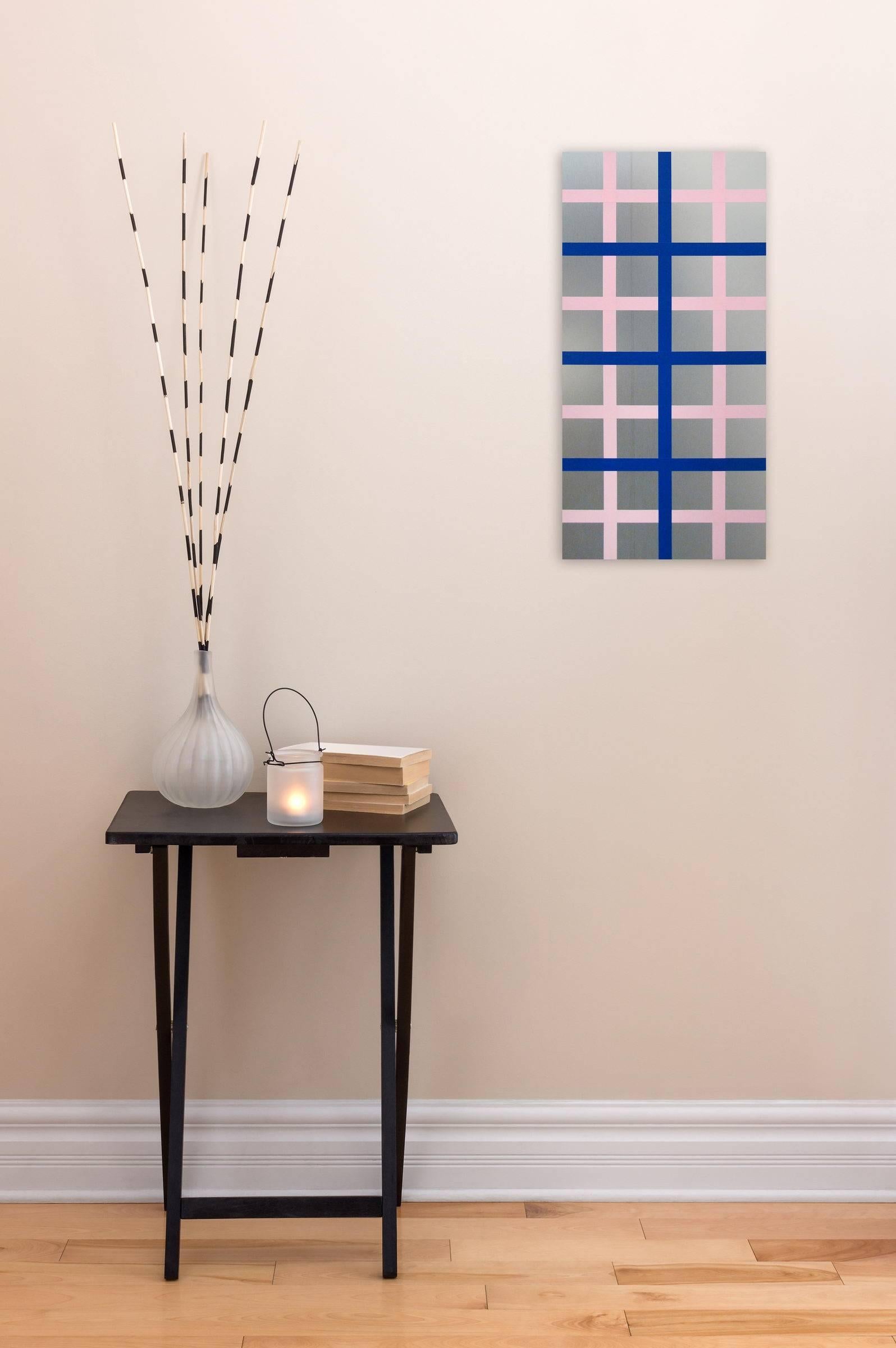 Double grid 4, 2016 - Painting by Daniel Göttin