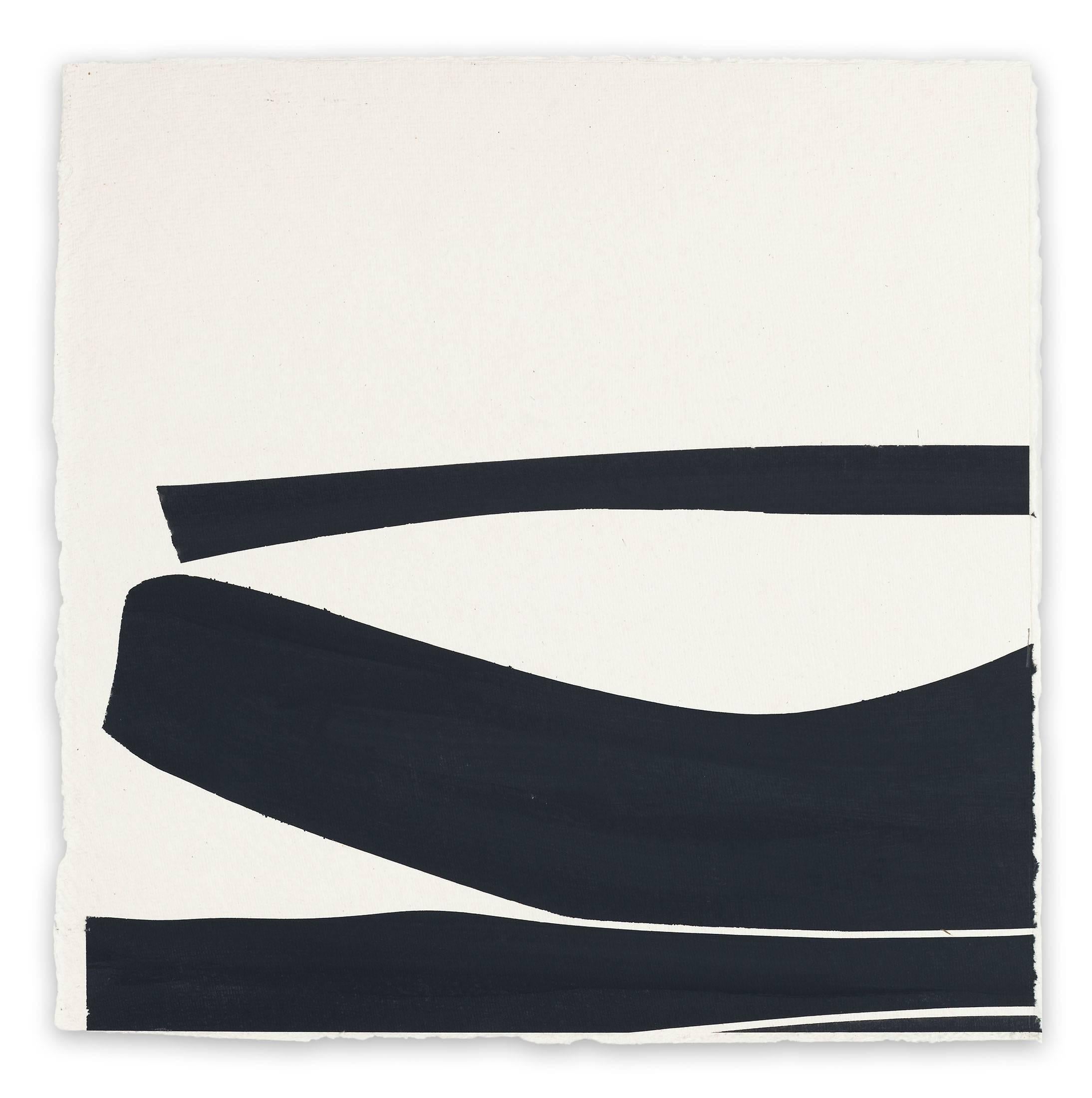Joanne Freeman Abstract Painting - Covers 13-Black 