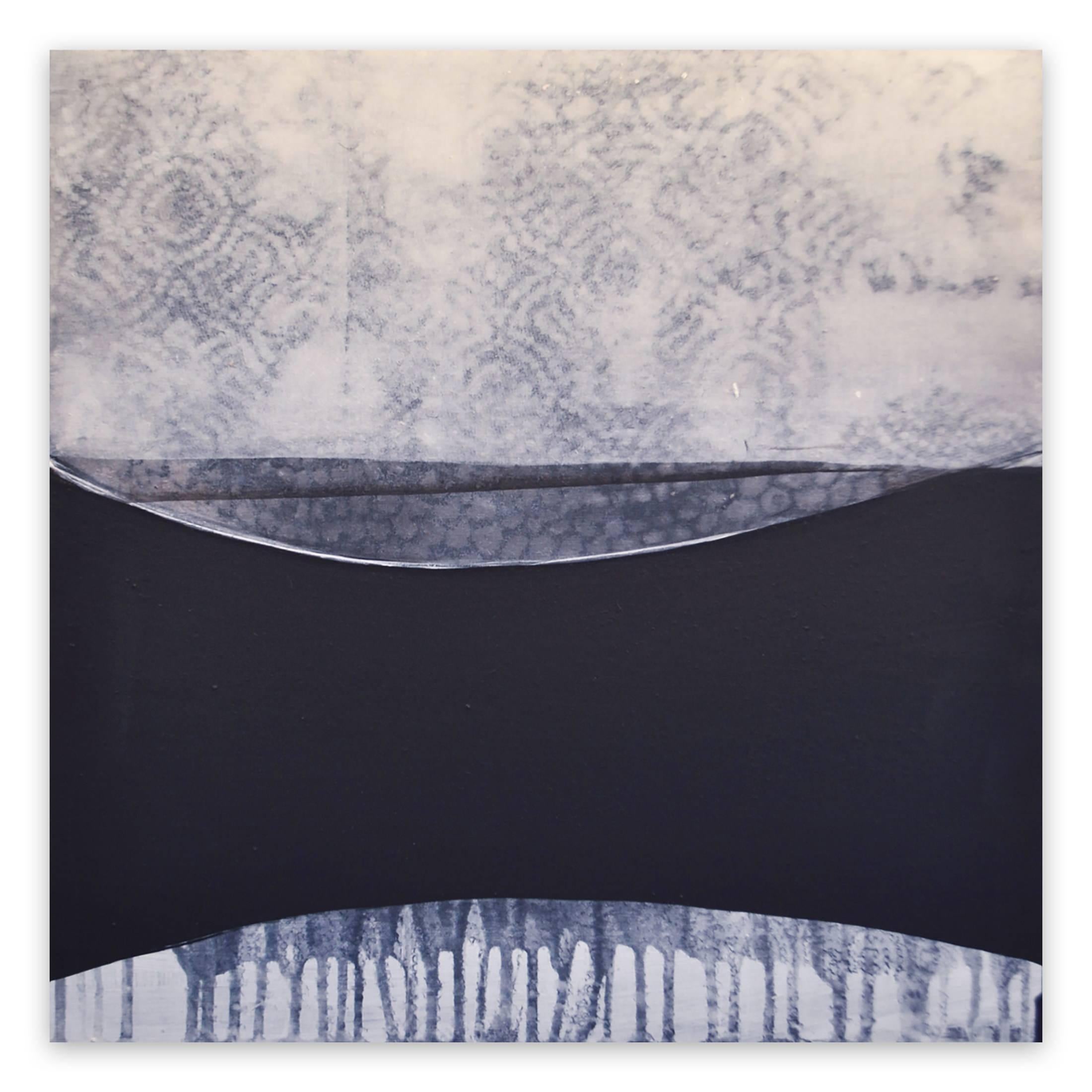 Abstract Painting di Marcy Rosenblat - Paesaggio lunare