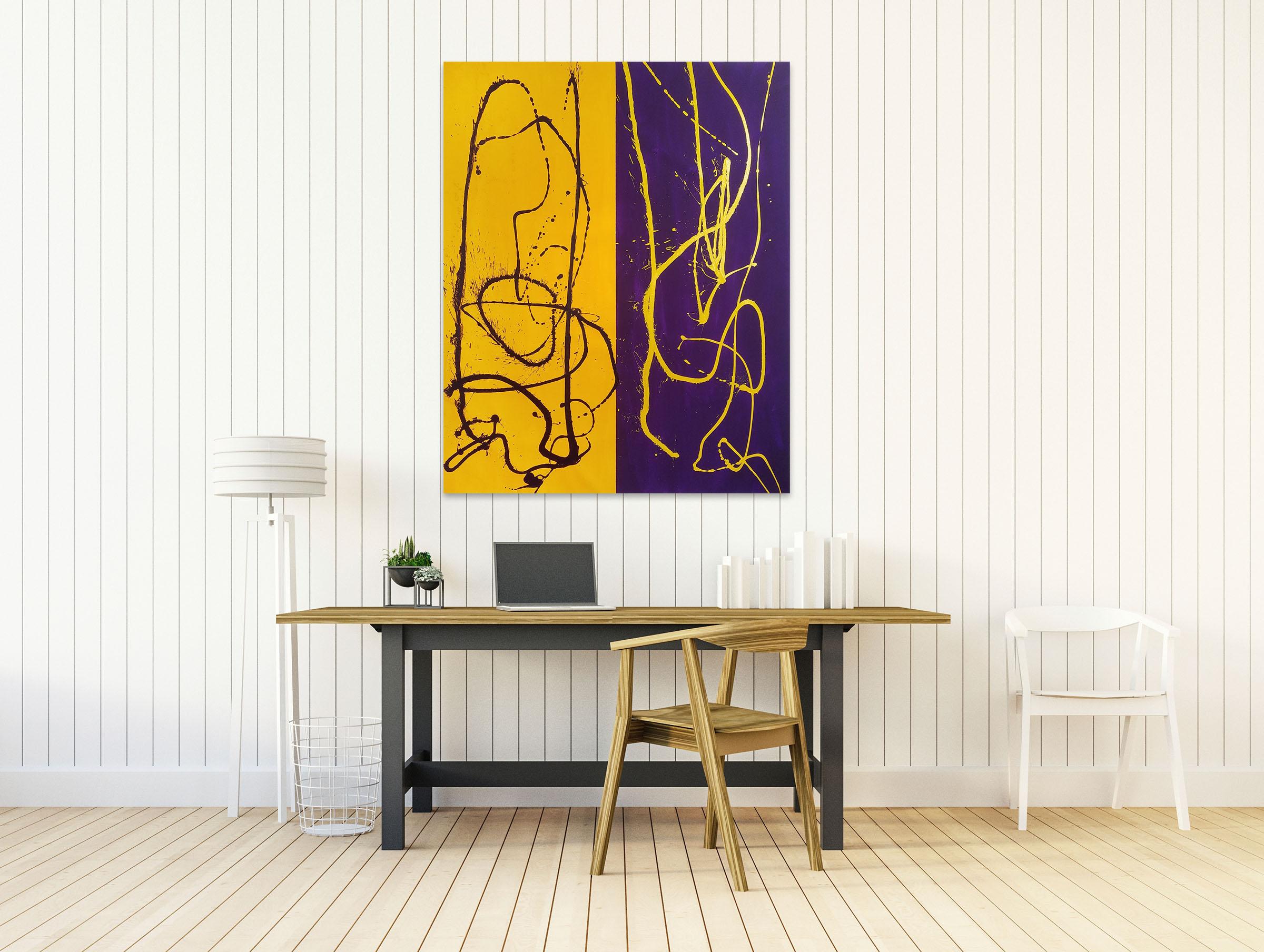 Light Struck (Pittura astratta) - Painting di Dana Gordon