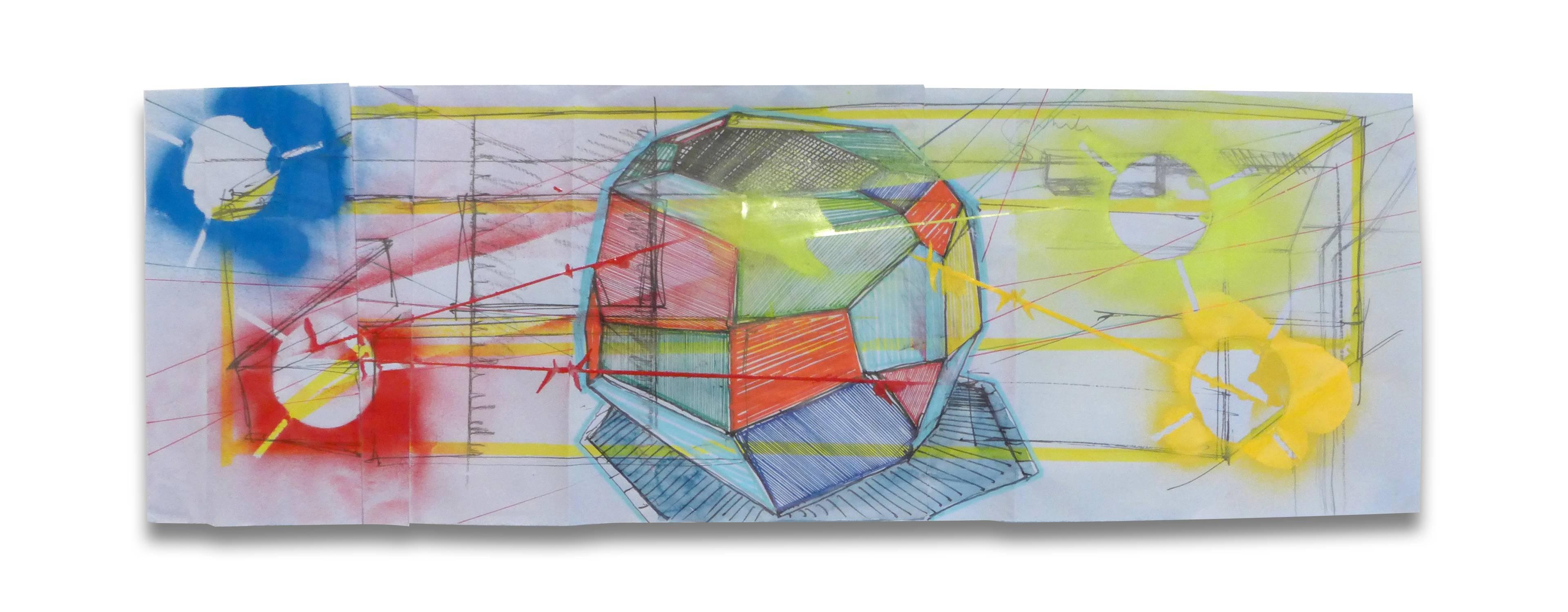 Peter Soriano Abstract Drawing - Berlin