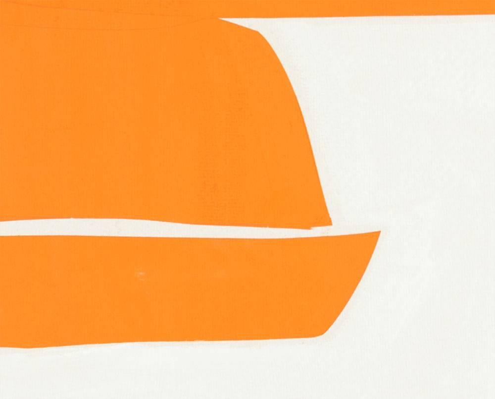 Covers 13-Orange A - Hard-Edge Painting by Joanne Freeman