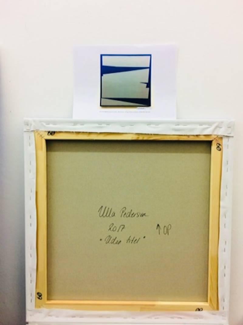 Tela tagliata I.4 - Painting Astrattismo geometrico di Ulla Pedersen