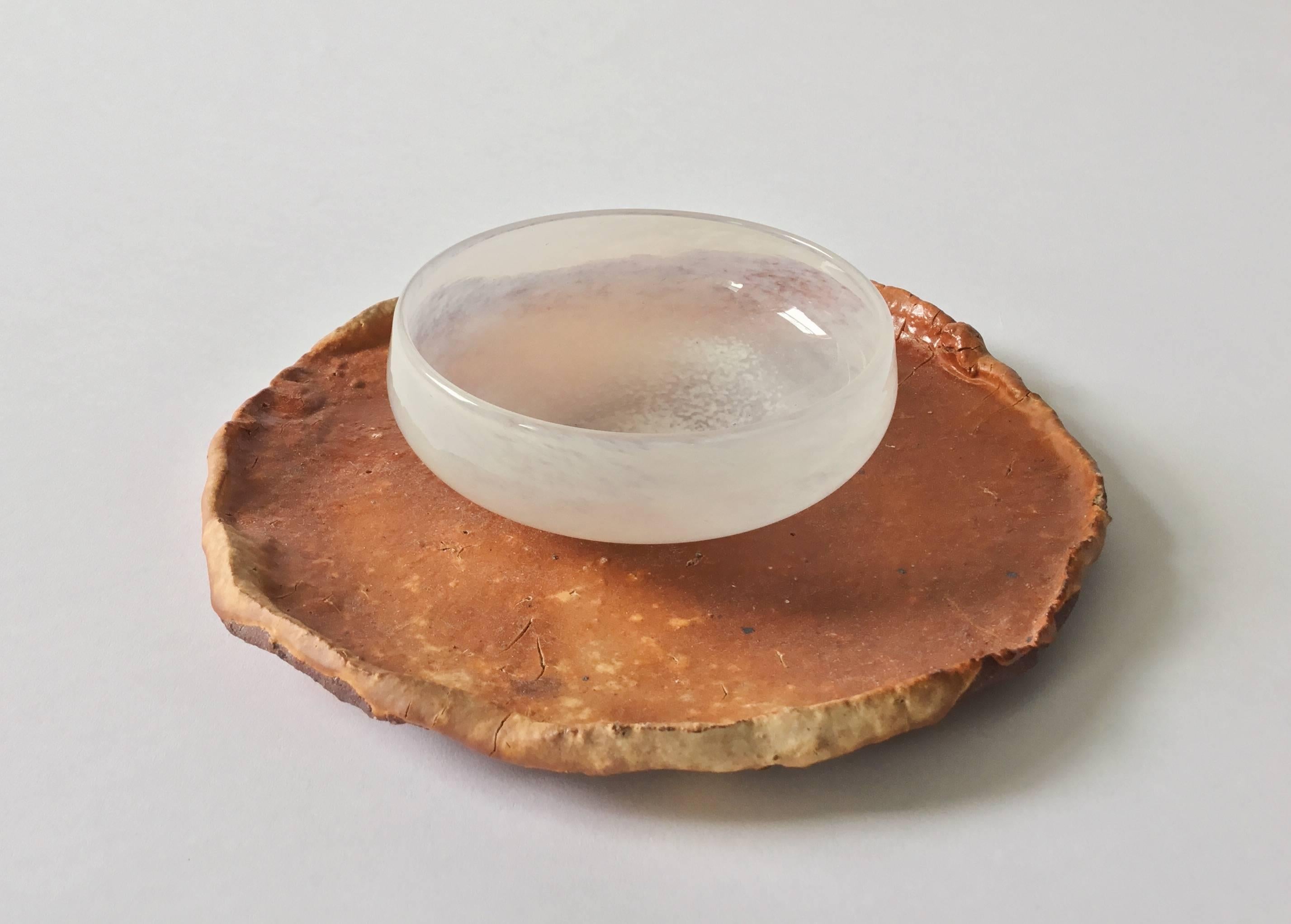 Japanese Glass Cloud Bowl For Sale 3