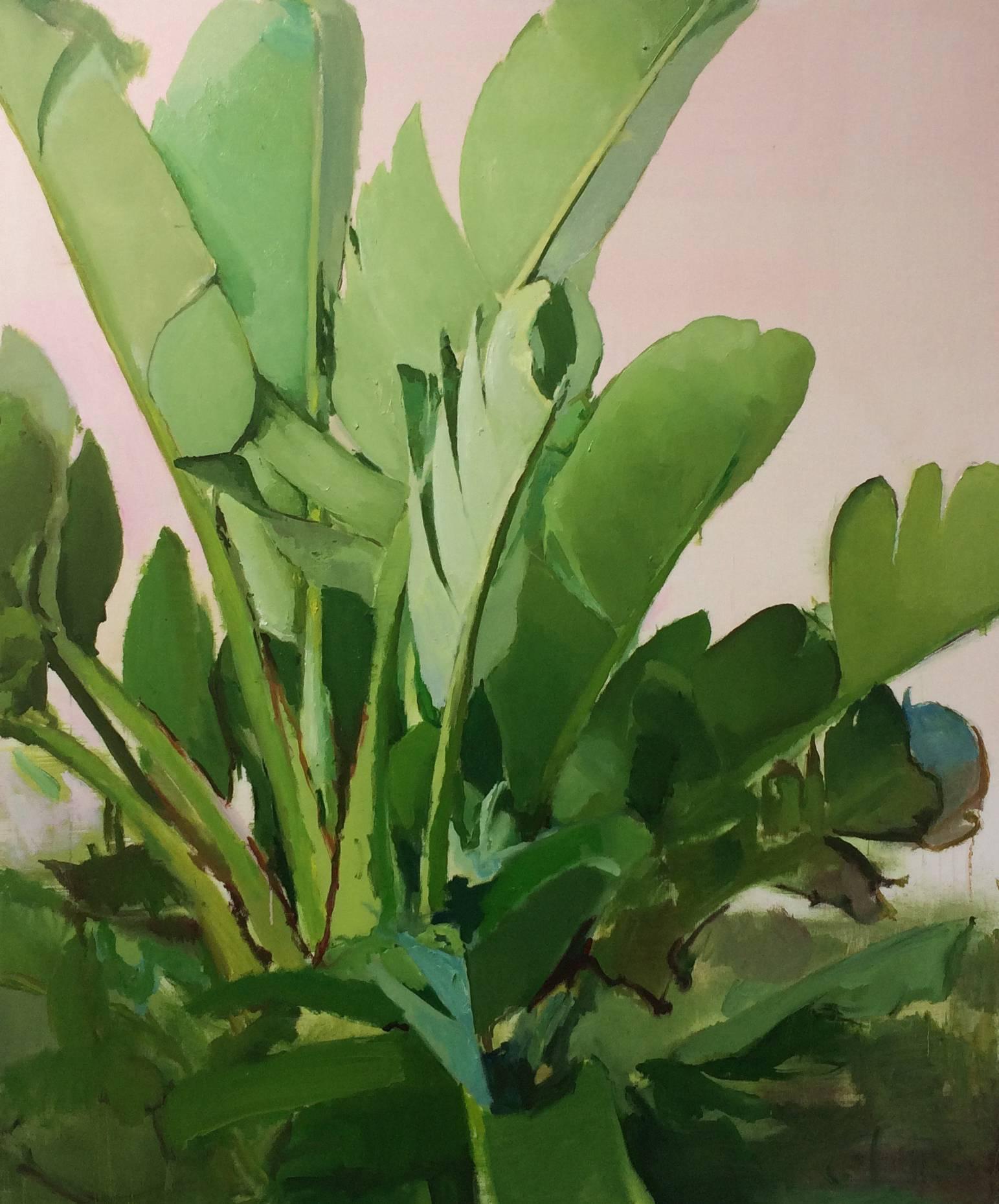 BEVERLY PALM #1 - Painting by Michael Harnish