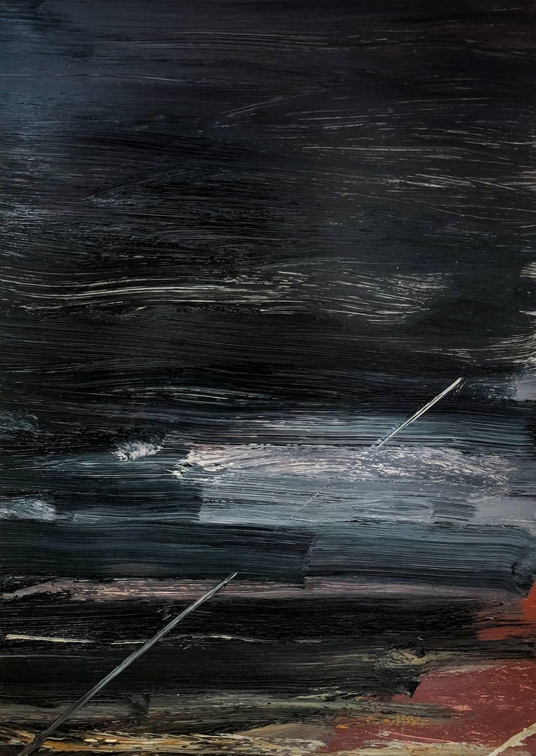 Victor Hugo Zayas Abstract Painting - GRID SERIES 12