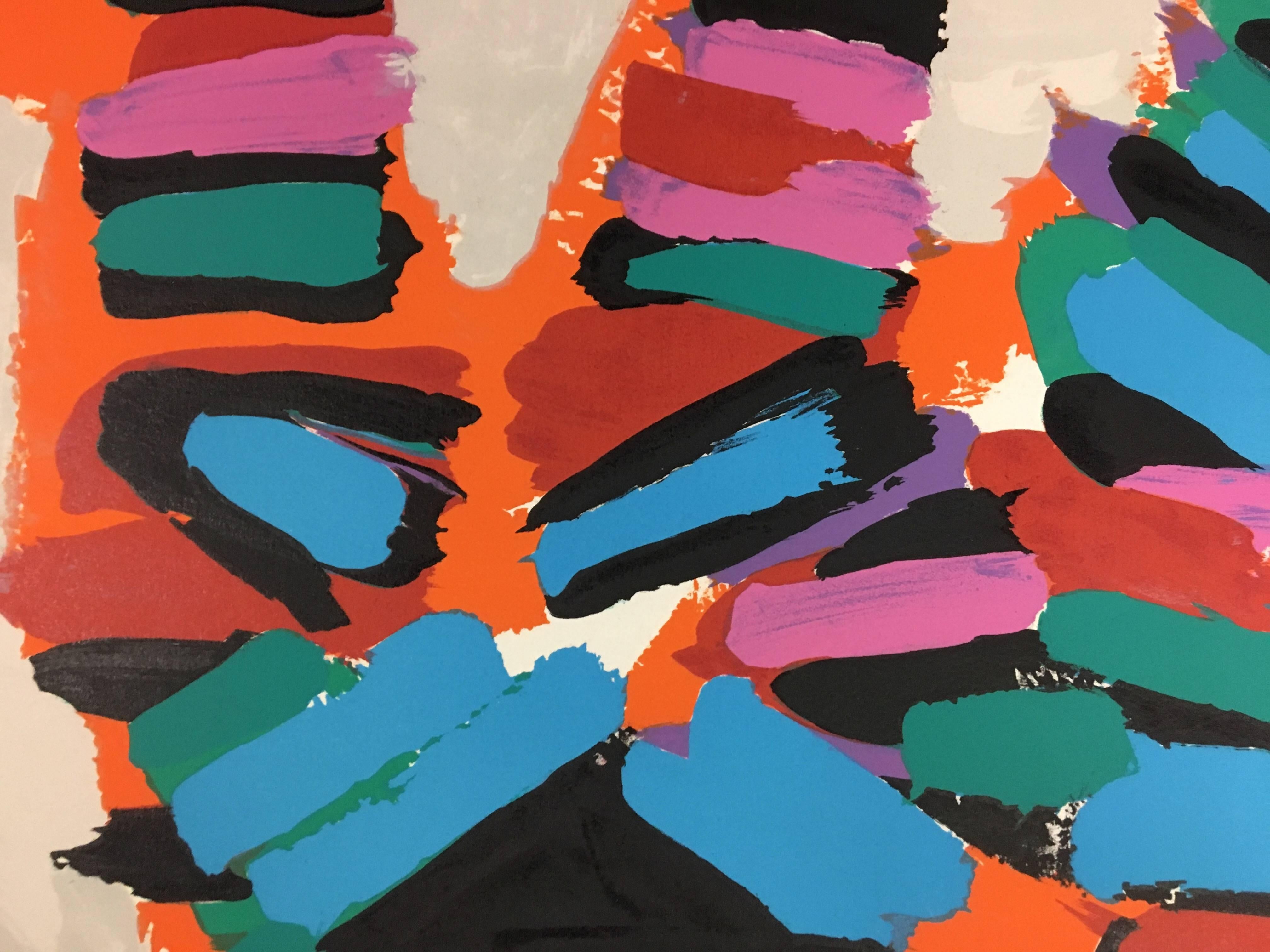 Frightened Cat - Print by Karel Appel