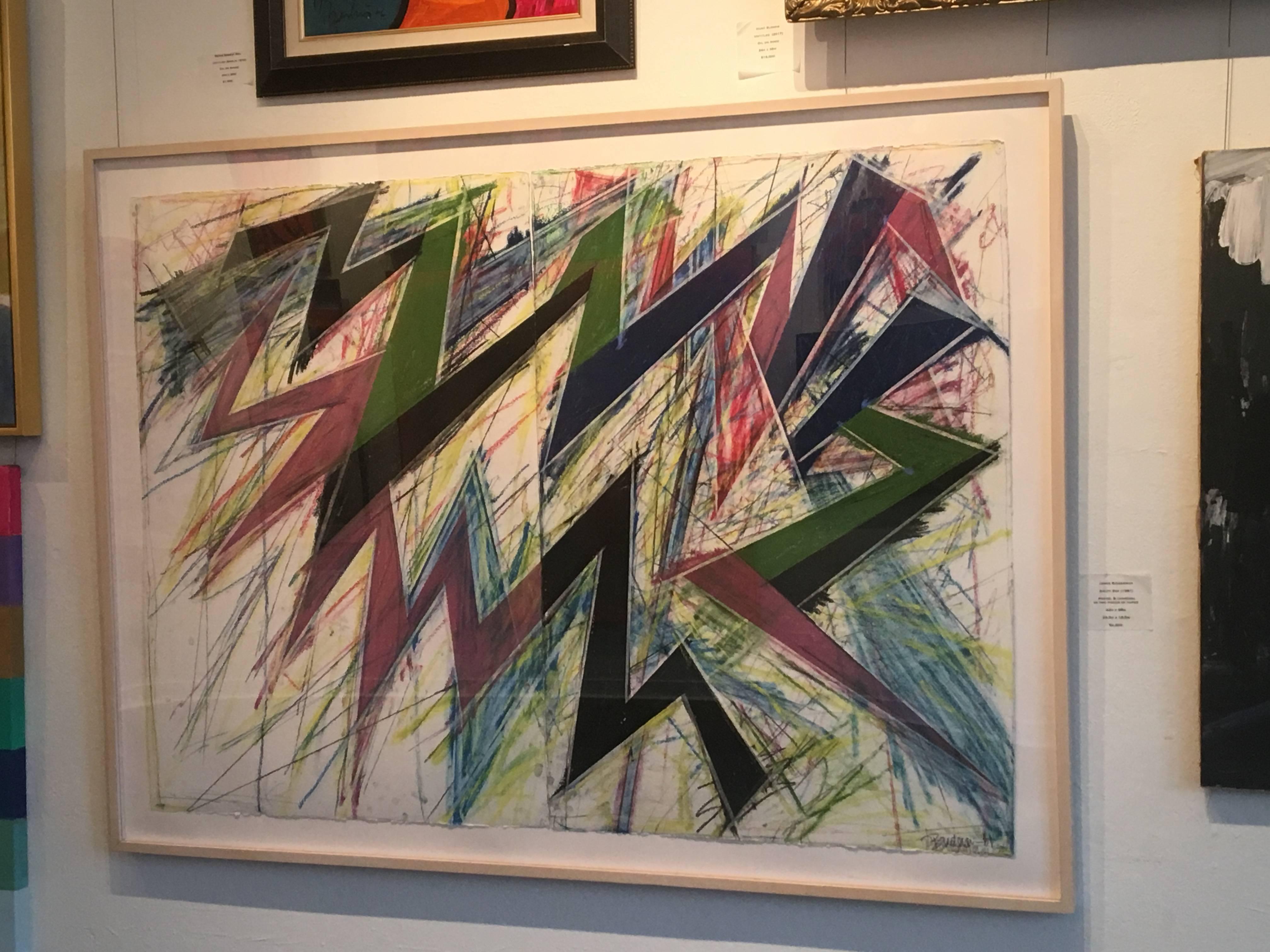 Zigity Zag - Painting by James Mark Biederman