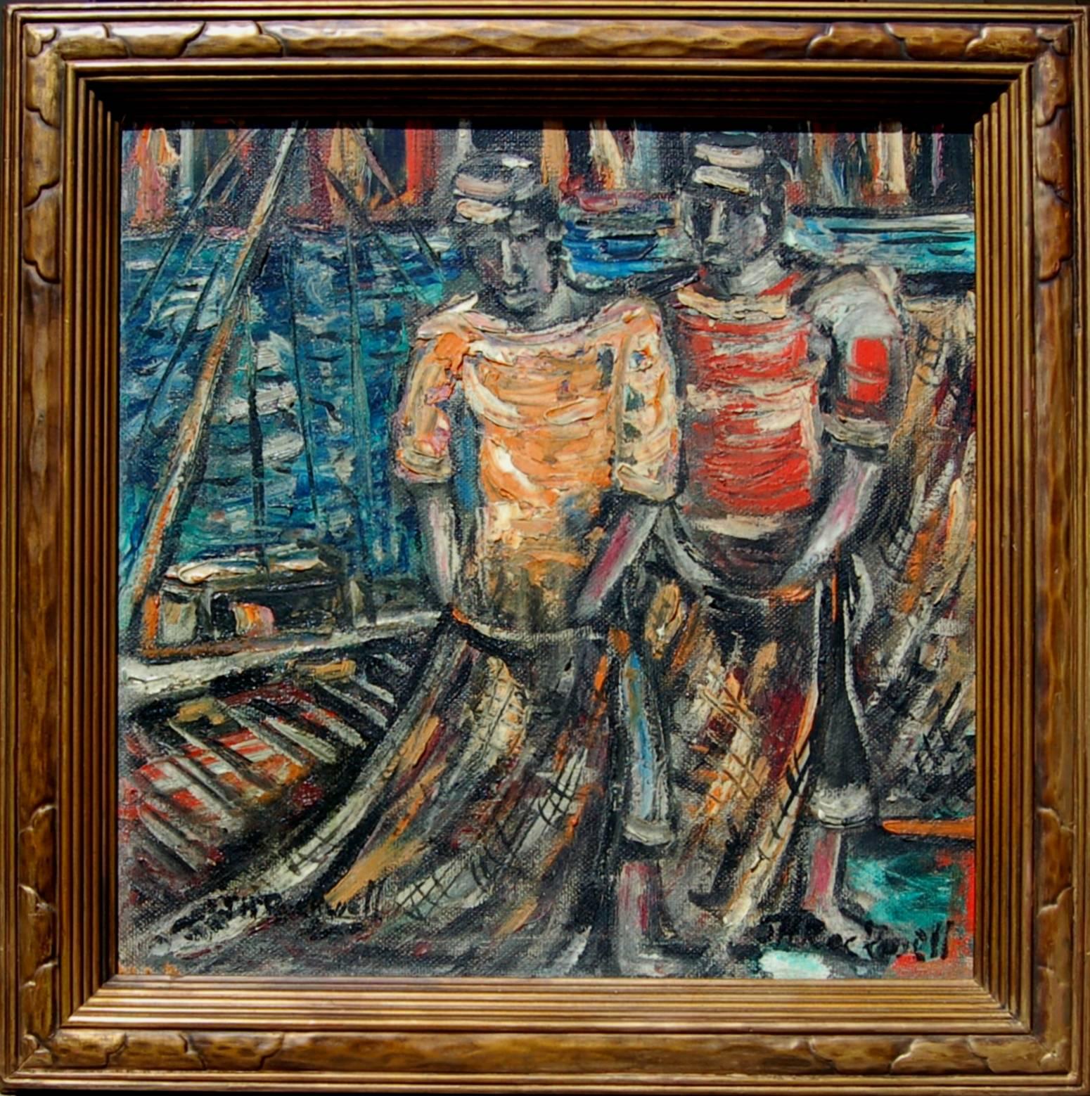 John Rockwell Figurative Painting - The Fishermen